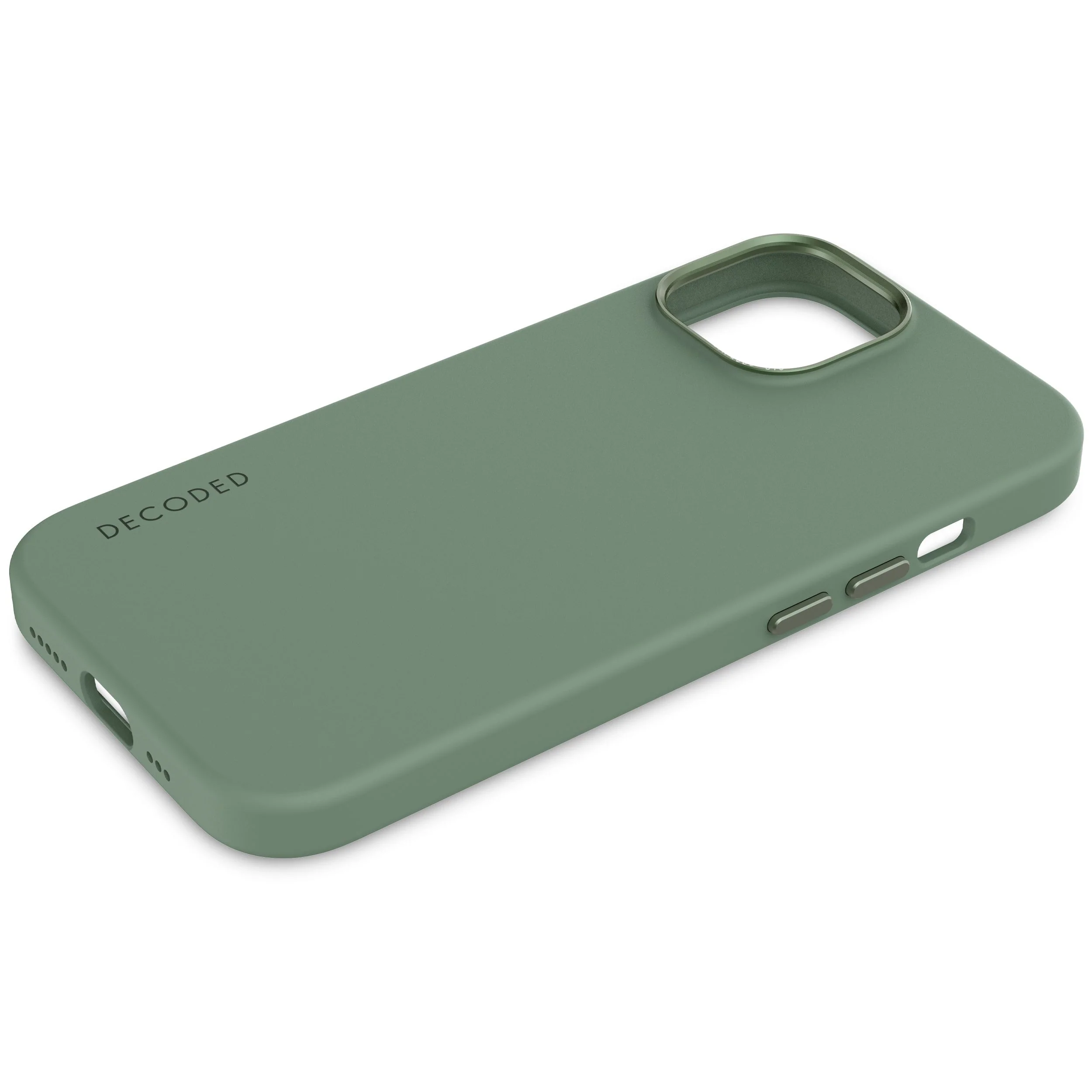AntiMicrobial Silicone Back Case | Sage Leaf Green | iPhone 13 | D24IPO15BCS9SF - Image 6