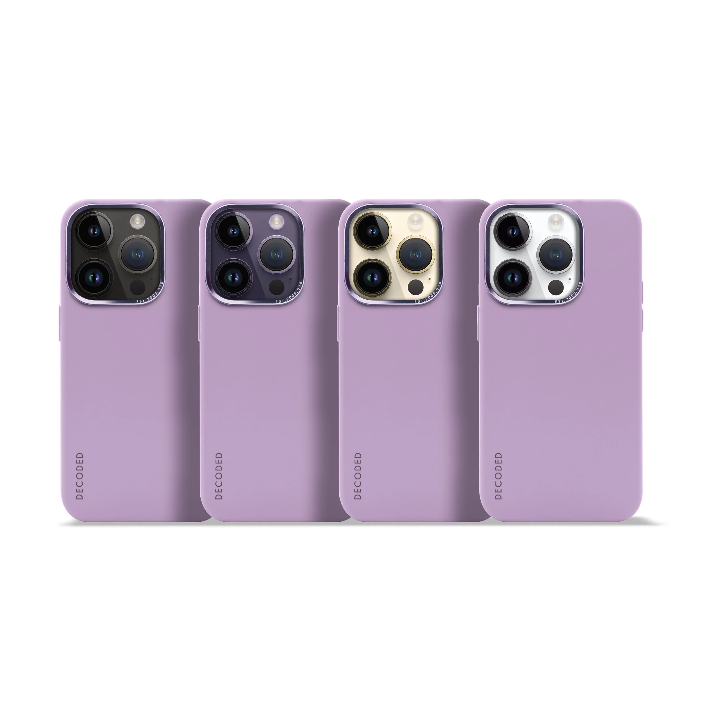 AntiMicrobial Silicone Back Case | Lavender | iPhone 14 Pro | D23IPO14PBCS9LR - Image 8