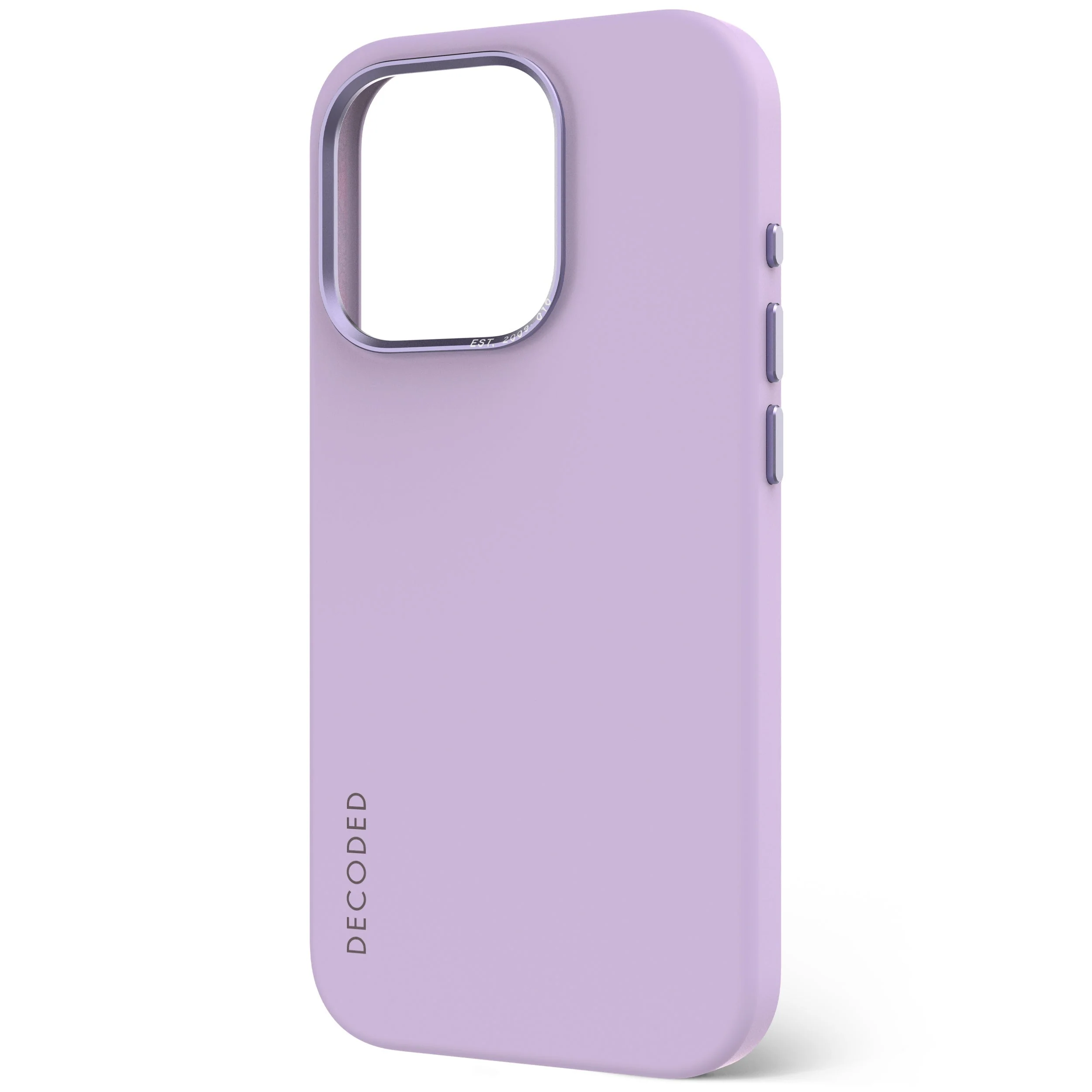 AntiMicrobial Silicone Back Case | Lavender | iPhone 15 Pro | D24IPO15PBCS9DR - Image 4