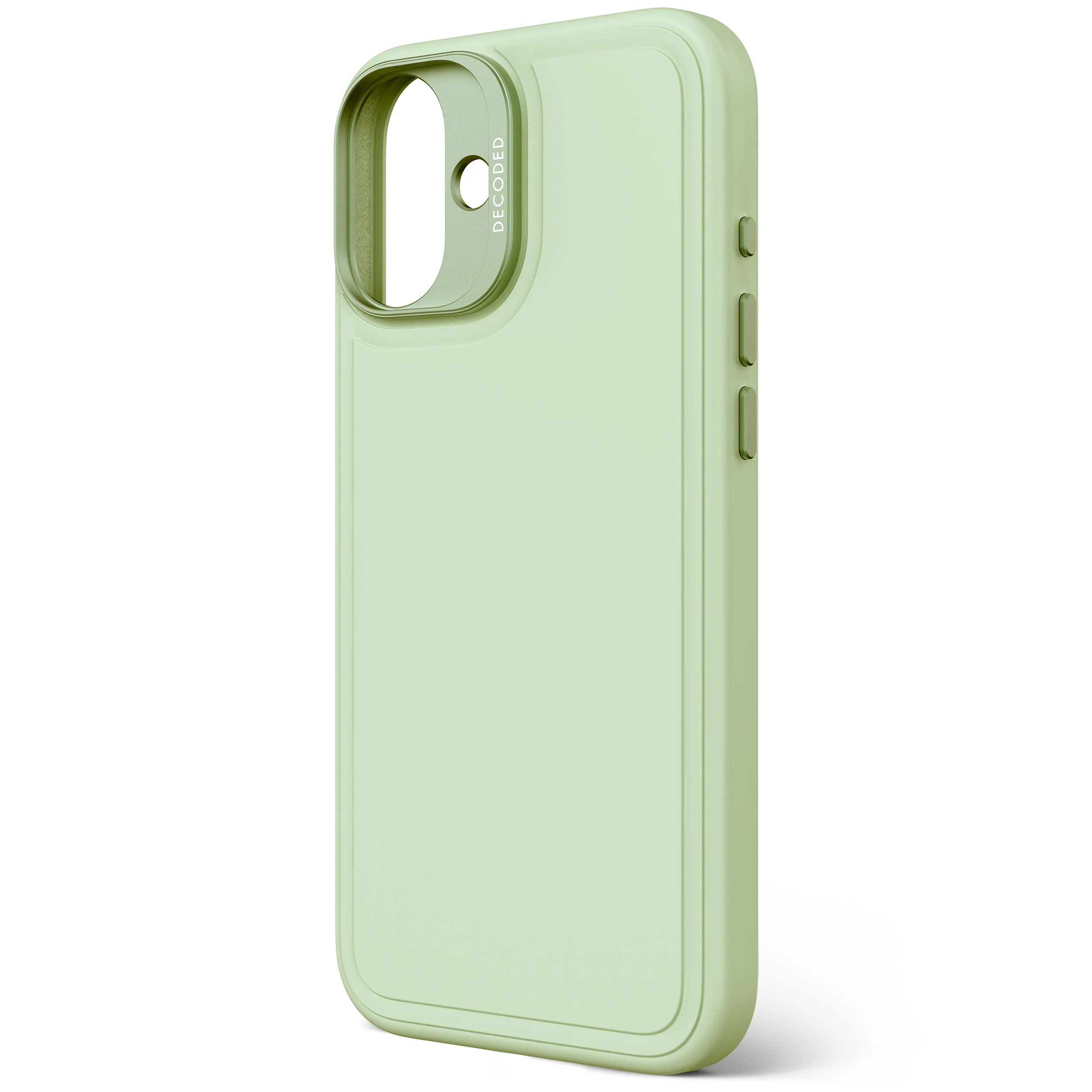 AntiMicrobial Silicone Stacks Case | Mist Green | iPhone 16 Plus | D25IPO16PLBCST9MN - Image 8