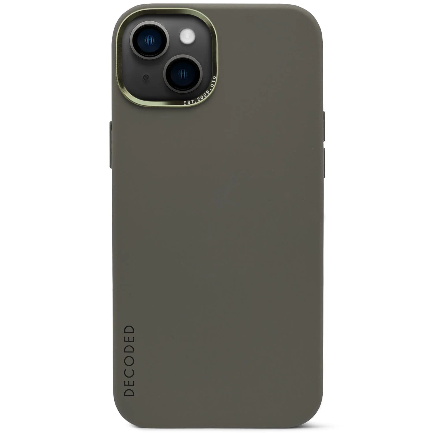 AntiMicrobial Silicone Back Case | Olive | iPhone 14 Plus | D23IPO14MBCS9OE