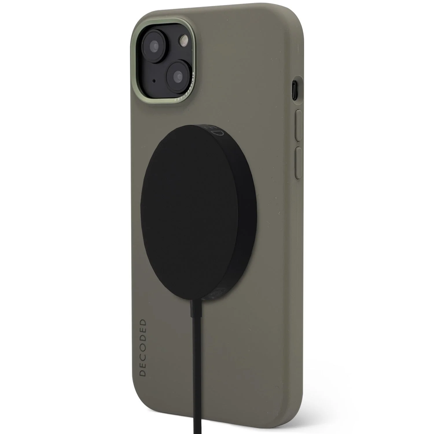AntiMicrobial Silicone Back Case | Olive | iPhone 14 Plus | D23IPO14MBCS9OE - Image 3