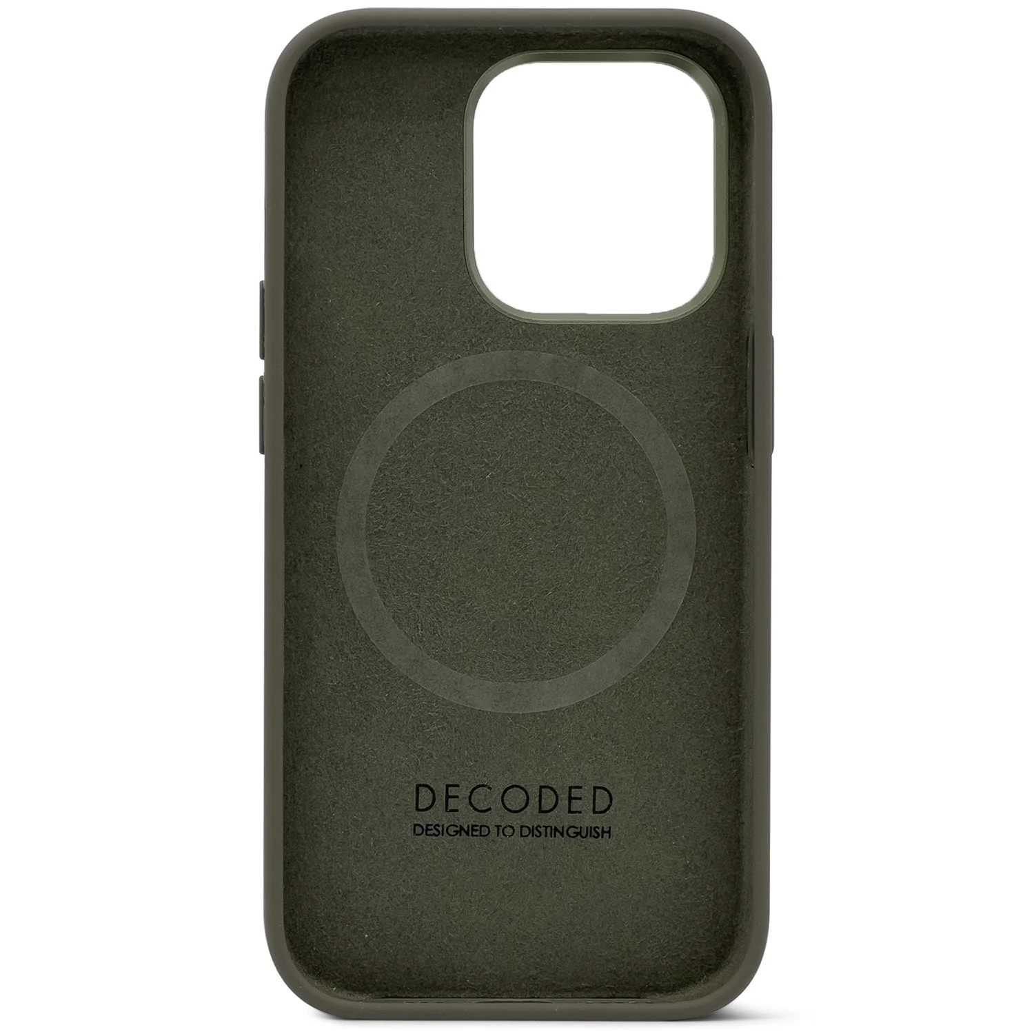 AntiMicrobial Silicone Back Case | Olive | iPhone 14 Pro Max | D23IPO14PMBCS9OE - Image 2