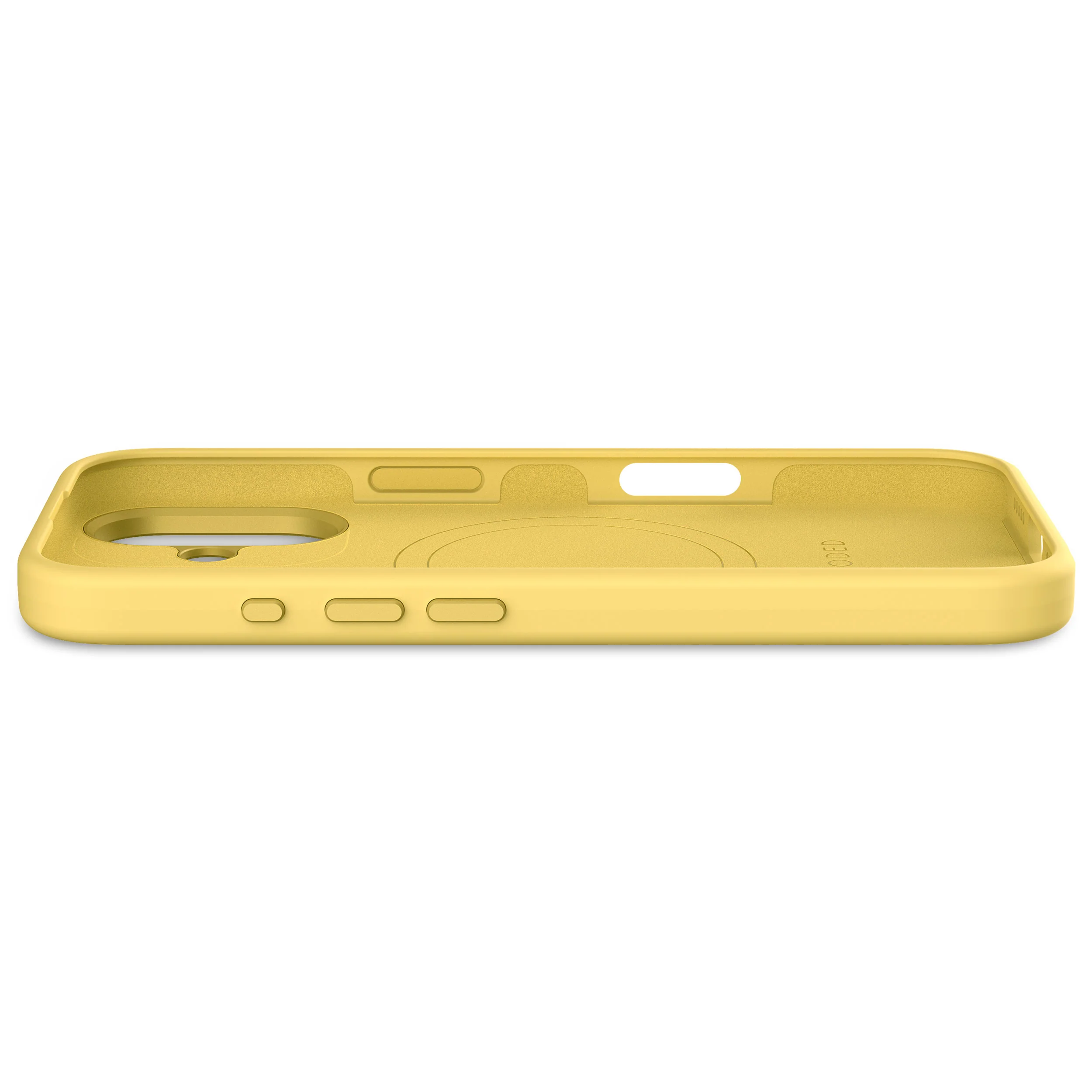 AntiMicrobial Silicone Case | Popcorn Yellow | iPhone 16 | D25IPO16BCS9PN - Image 4