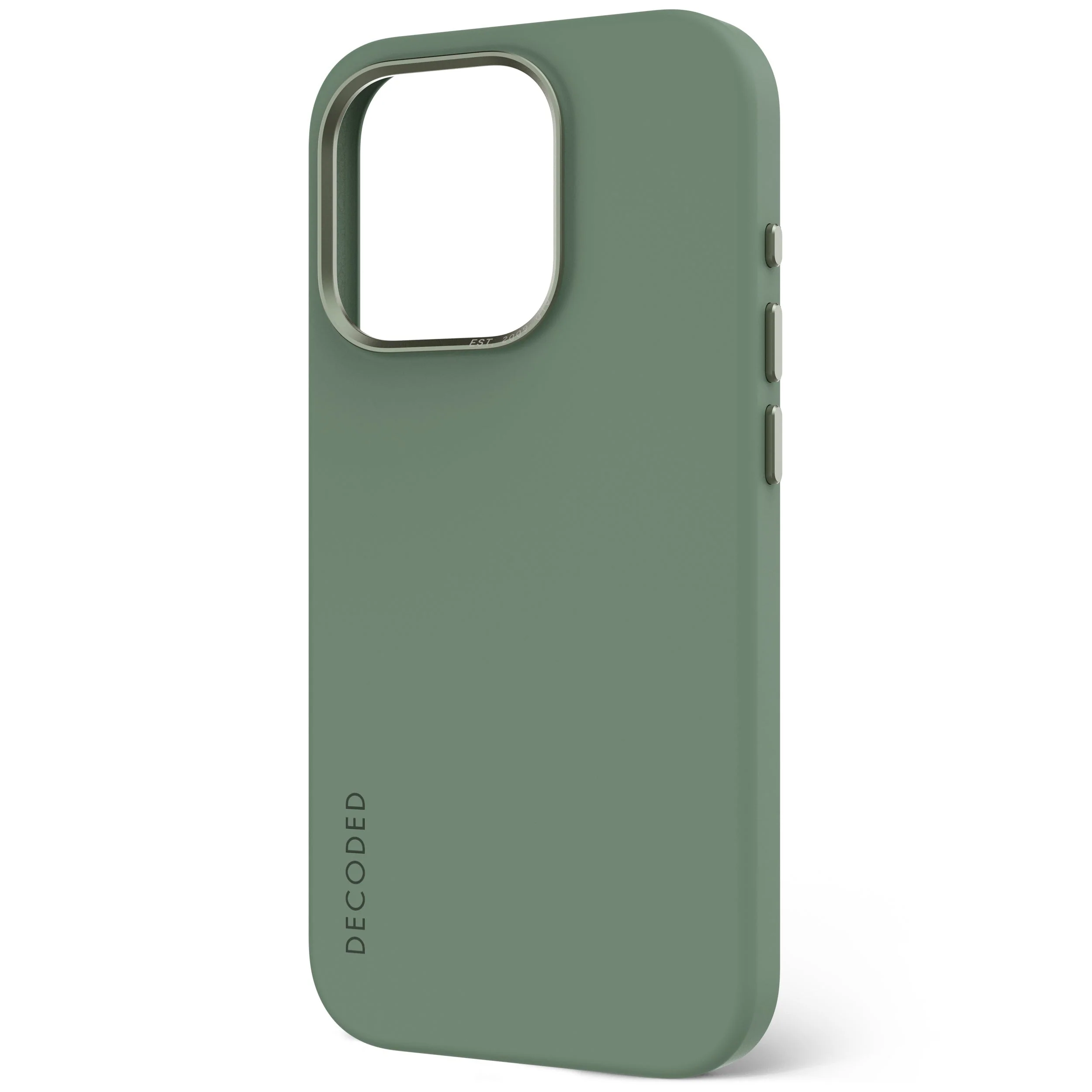 AntiMicrobial Silicone Back Case | Sage Leaf Green | iPhone 15 Pro Max | D24IPO15PMBCS9SF - Image 4
