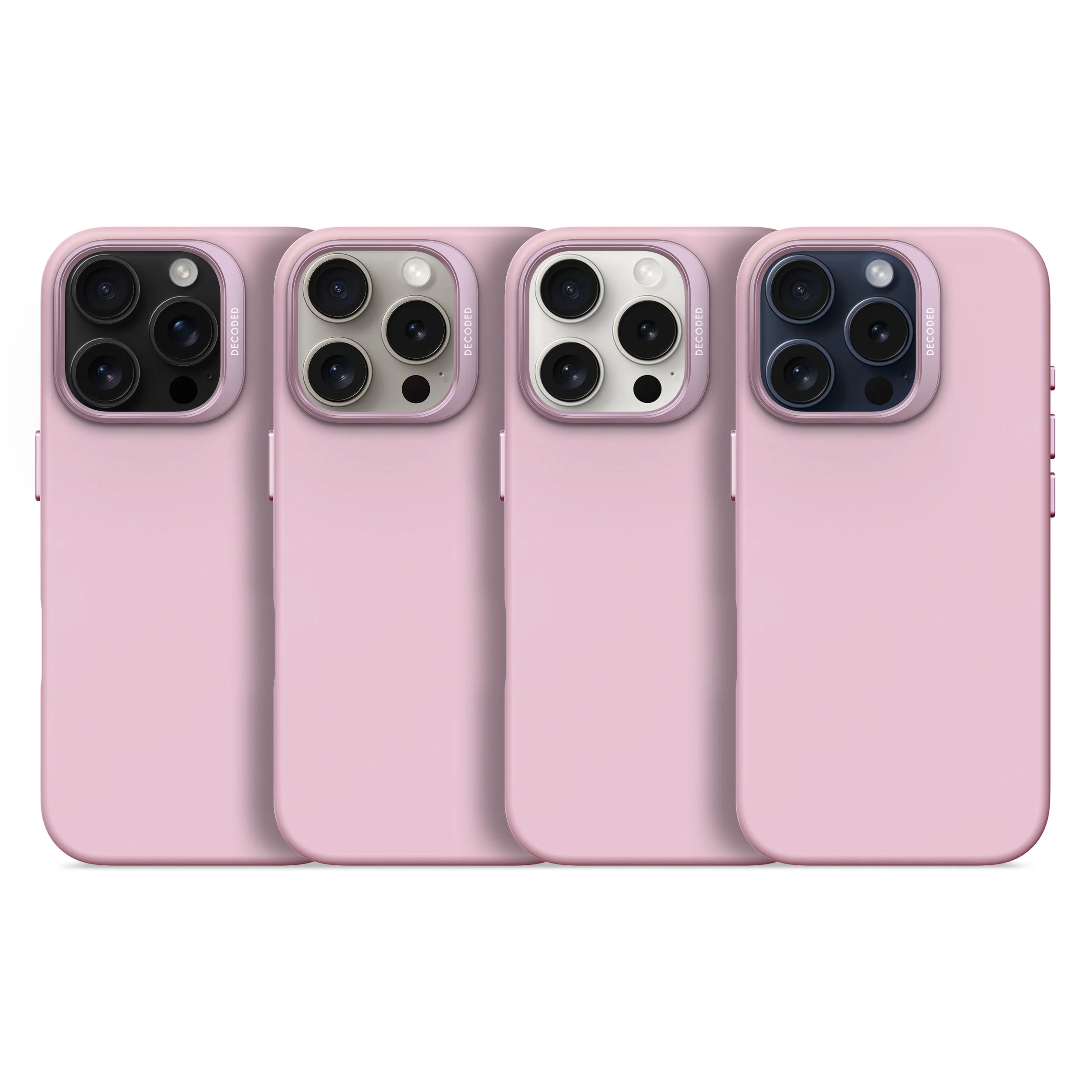 AntiMicrobial Silicone Case | Lilac Purple | iPhone 15 Pro | D24IPO15PBCS1LC - Image 11