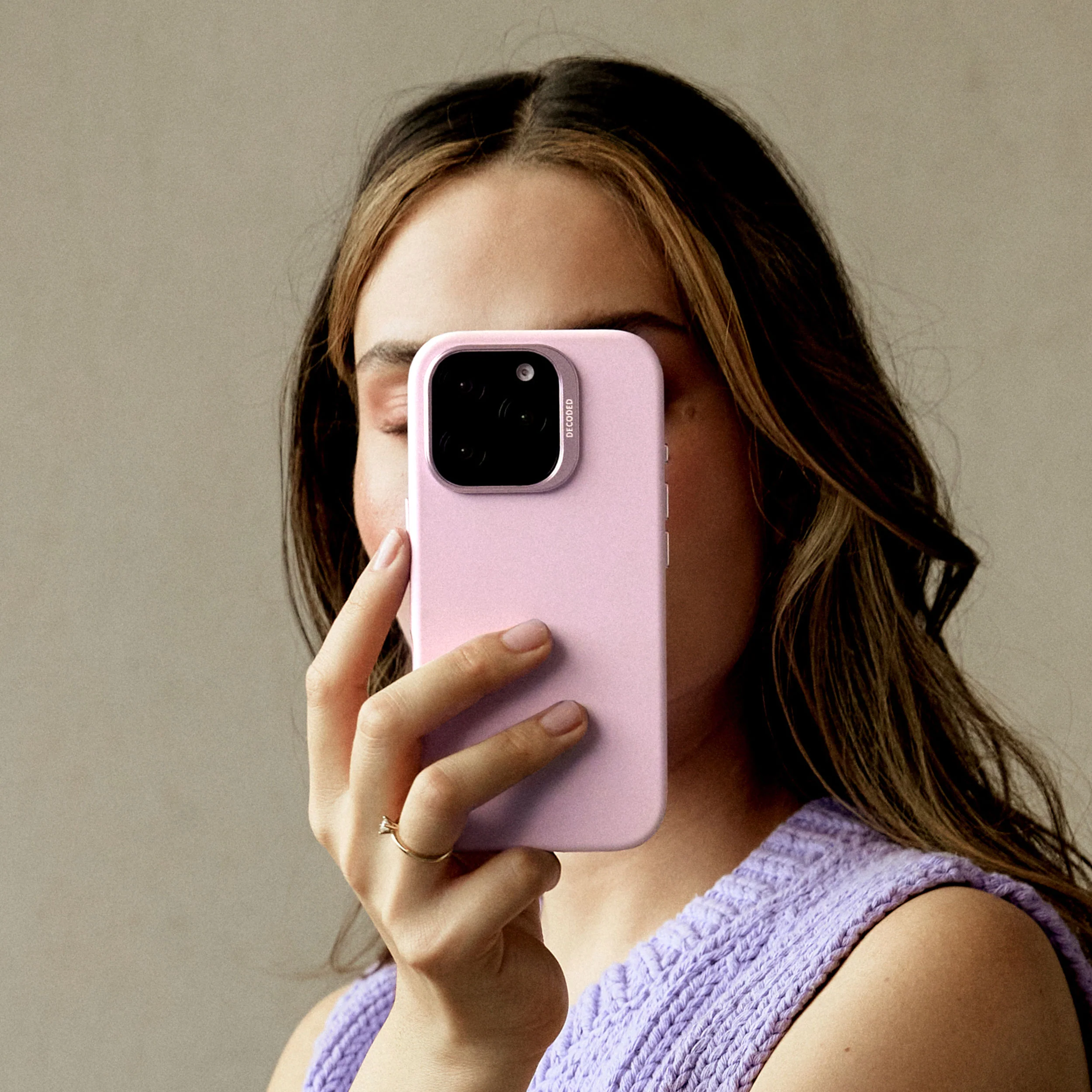 AntiMicrobial Silicone Case | Lilac Purple | iPhone 15 Pro Max | D24IPO15PMBCS1LC - Image 5