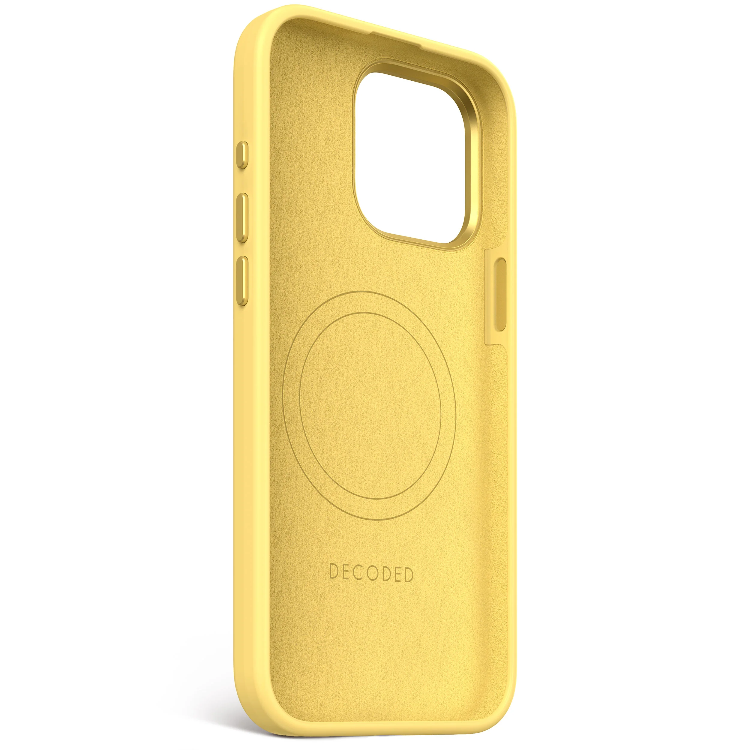 AntiMicrobial Silicone Case | Popcorn Yellow | iPhone 15 Pro Max | D24IPO15PMBCS1PN - Image 4
