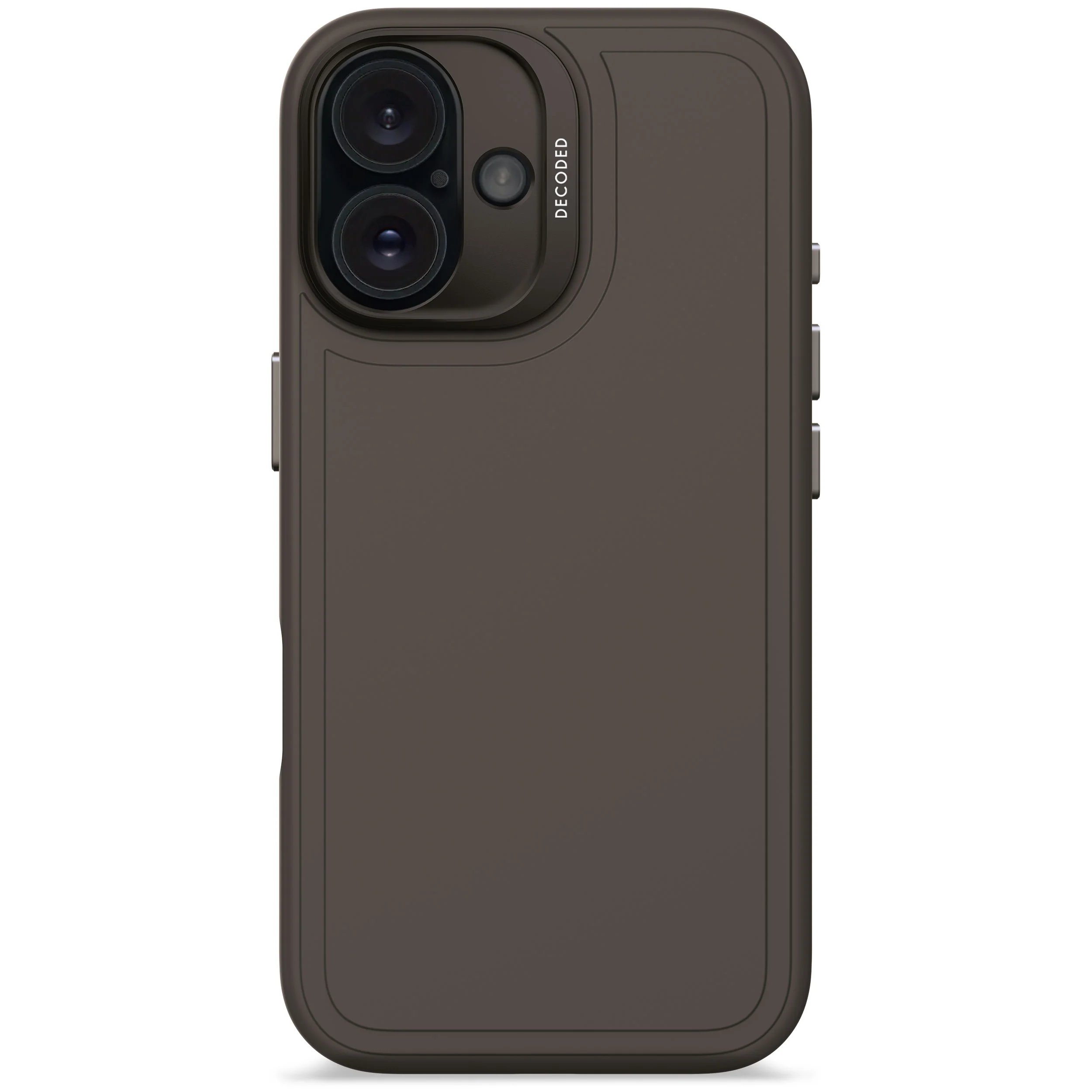 AntiMicrobial Silicone Stacks Case | Phantom Black | iPhone 16 | D25IPO16BCST9PM