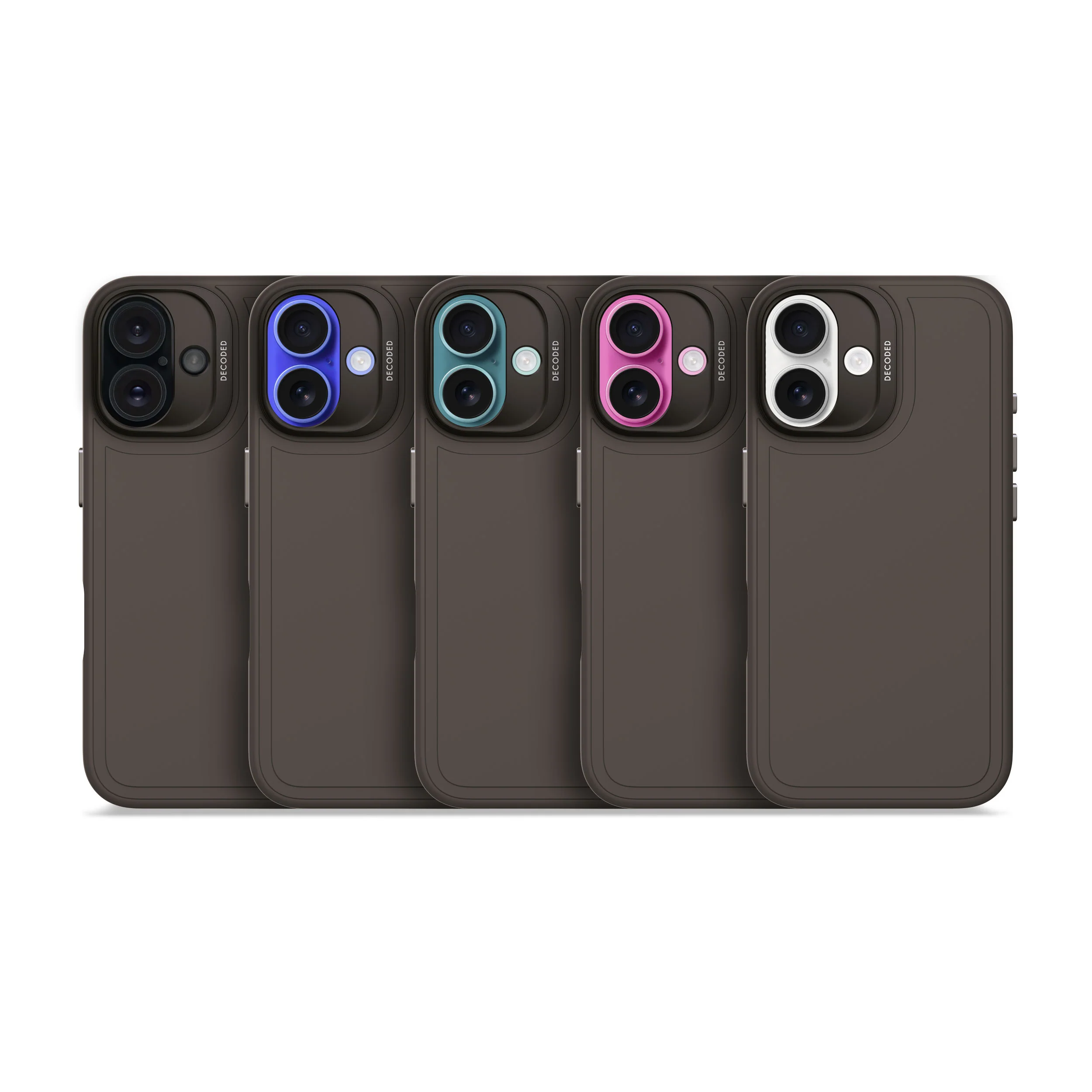 AntiMicrobial Silicone Stacks Case | Phantom Black | iPhone 16 Plus | D25IPO16PLBCST9PM - Image 9