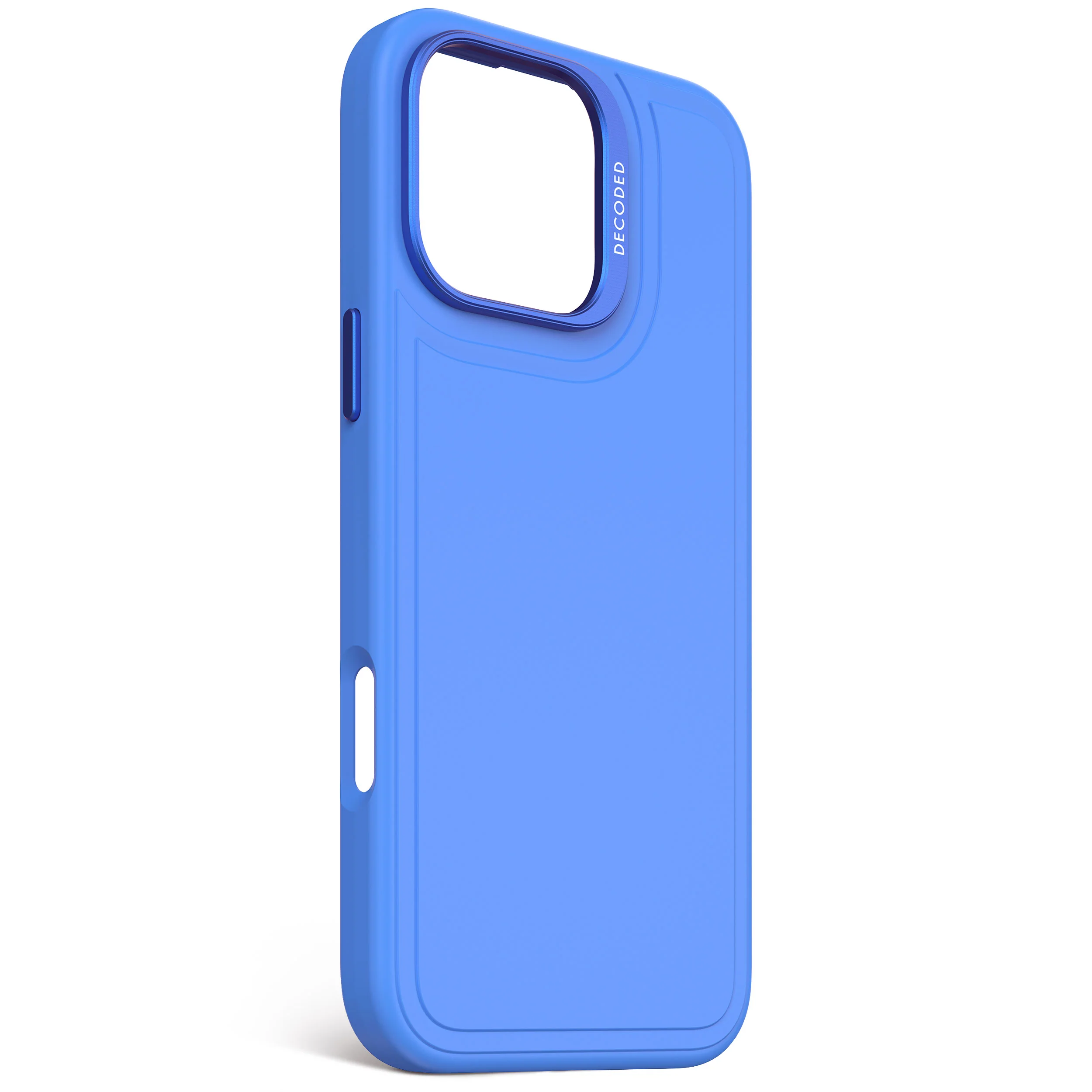 AntiMicrobial Silicone Stacks Case | Super Sonic Blue | iPhone 16 Pro Max | D25IPO16PMBCST9SC - Image 2