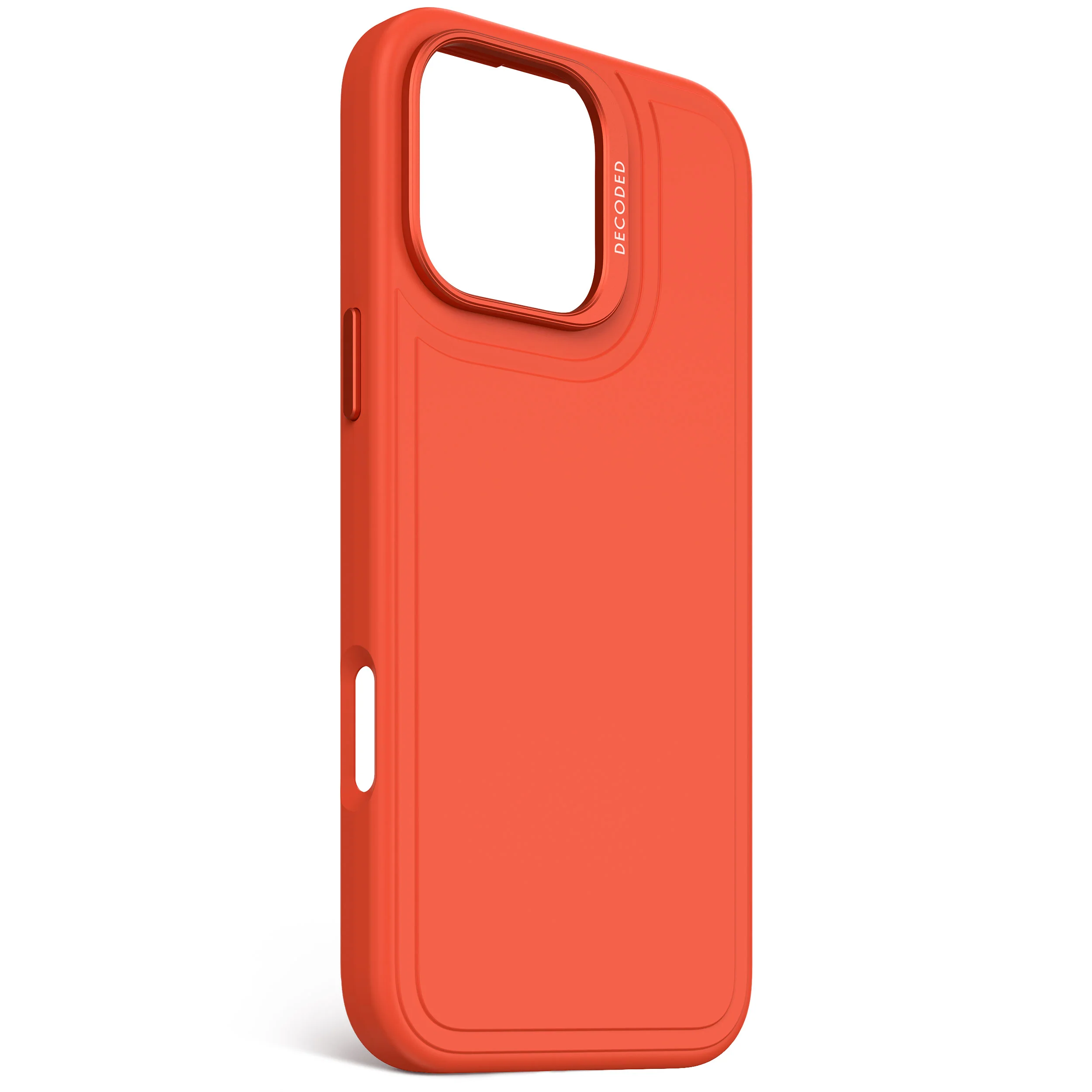 AntiMicrobial Silicone Stacks Case | Tangerine Orange | iPhone 16 Pro Max | D25IPO16PMBCST9TE - Image 2