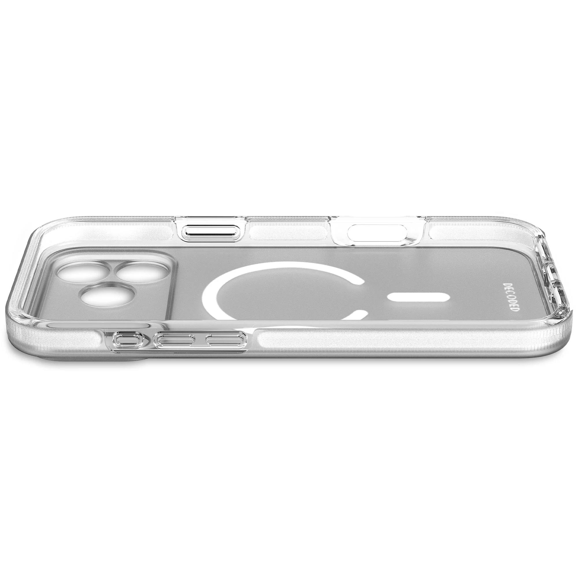 DropTec Clear Case | White Transparent | iPhone 17 Pro Max | D26IPO17PMBCT2FE - Image 4