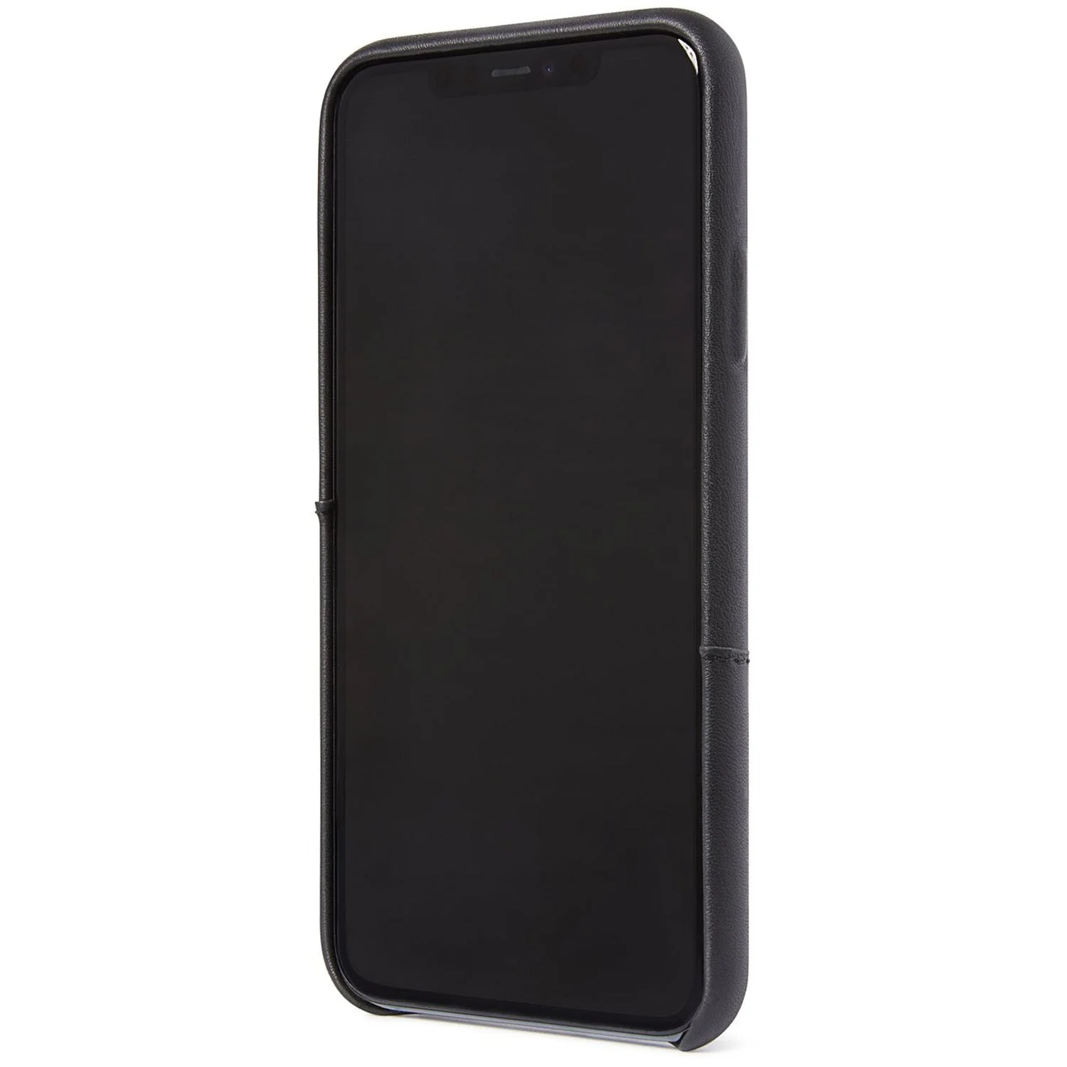 Leather Back Cover Card Case | Black - Image 3