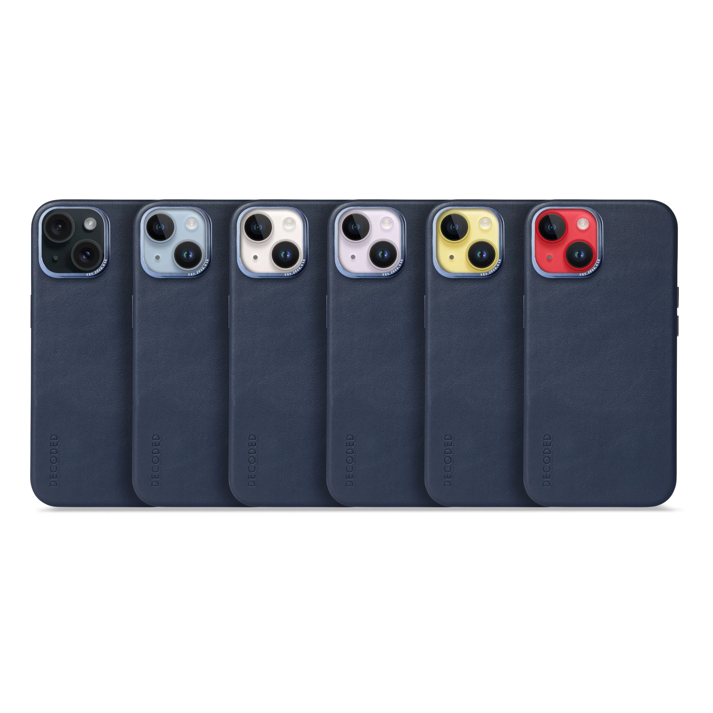 Leather Back Case | Navy | iPhone 14 | D23IPO14BC1NY - Image 9