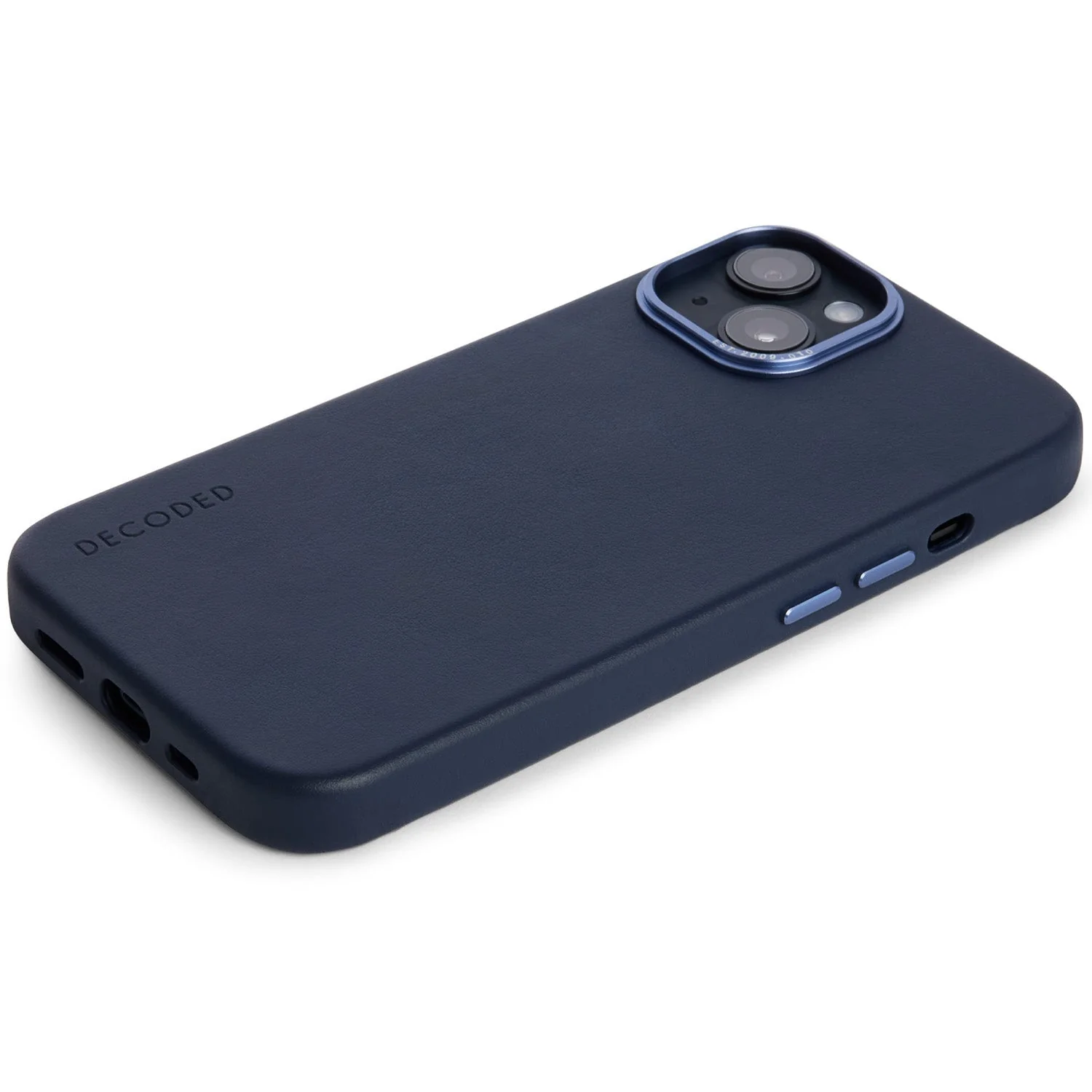 Leather Back Case | Navy | iPhone 14 Plus | D23IPO14MBC1NY - Image 5