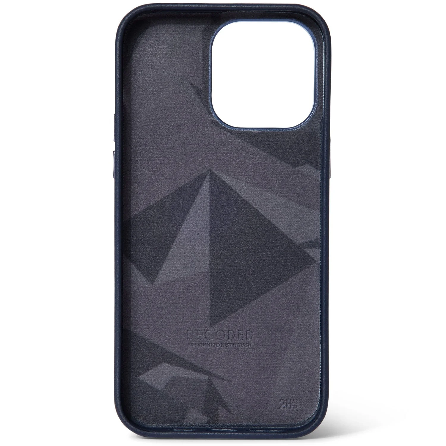 Leather Back Case | Navy | iPhone 14 Pro | D23IPO14PBC1NY - Image 2