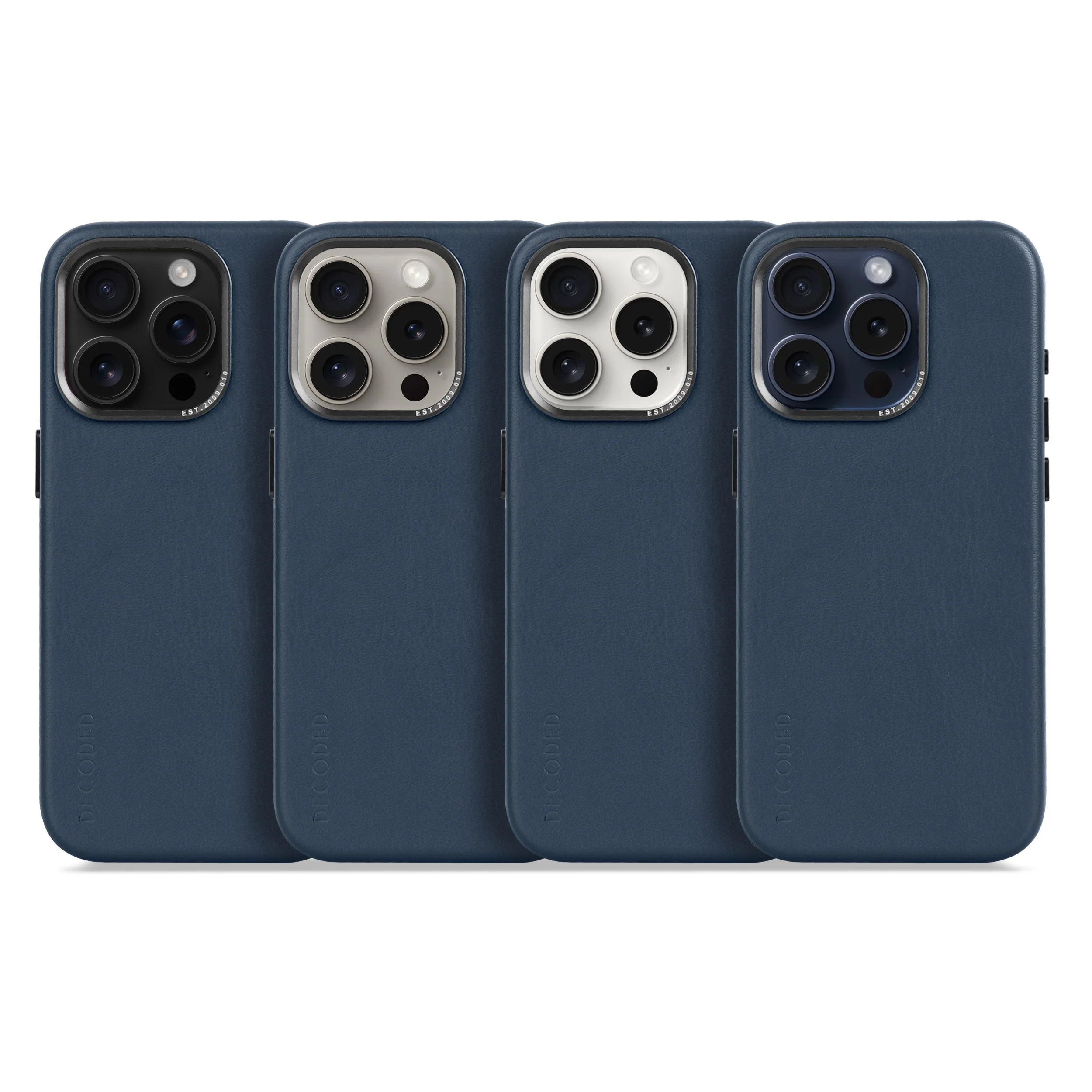 Leather Back Case | True Navy | iPhone 15 Pro | D24IPO15PBC1NY - Image 8