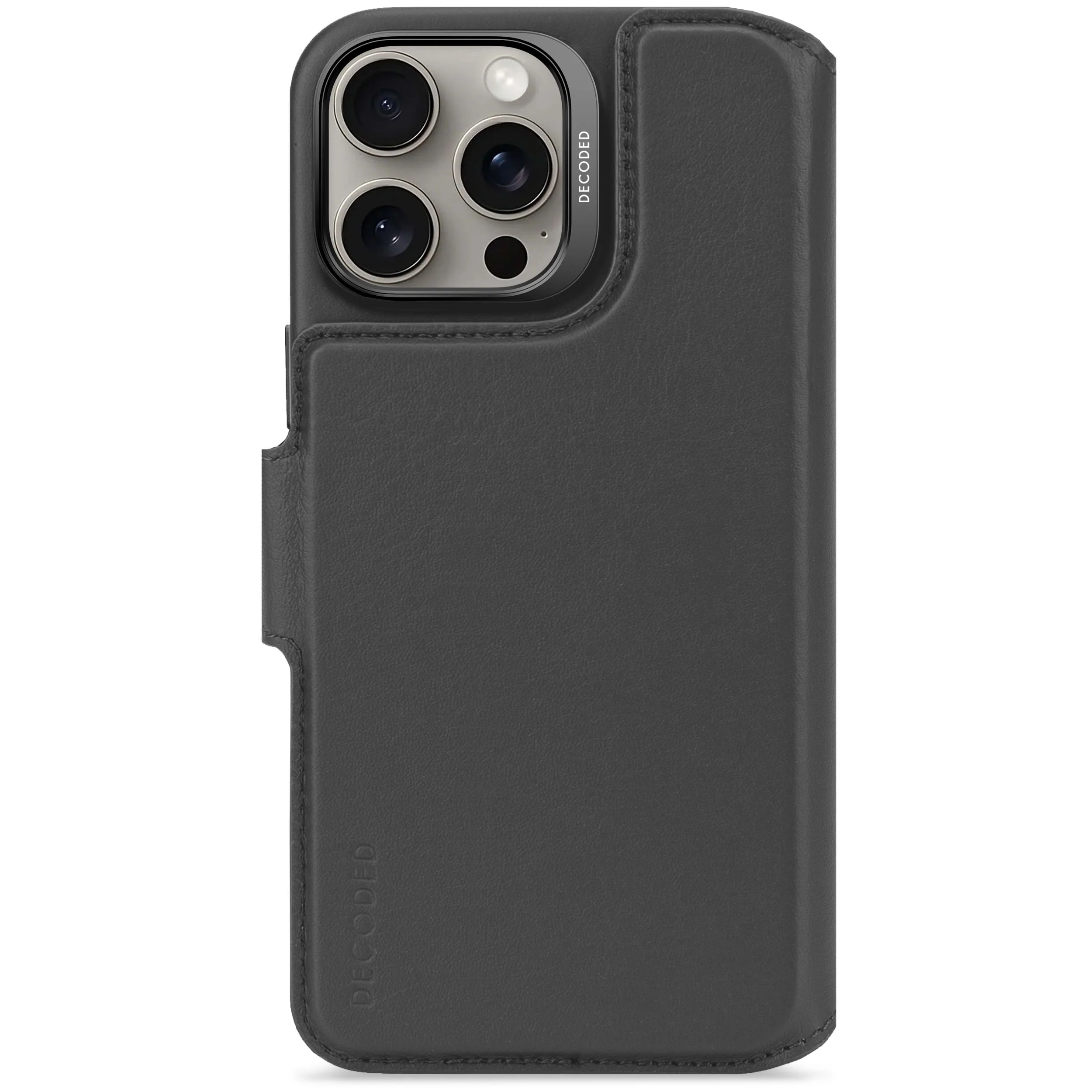 Leather Detachable Wallet Case | Black | iPhone 16 Pro Max | D25IPO16PMDW5BK