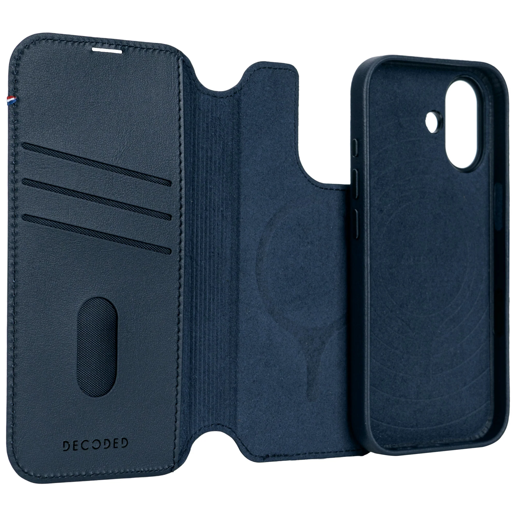 Leather Detachable Wallet Case | Navy Shadow | iPhone 17 | D26IPO17DW5NW - Image 7