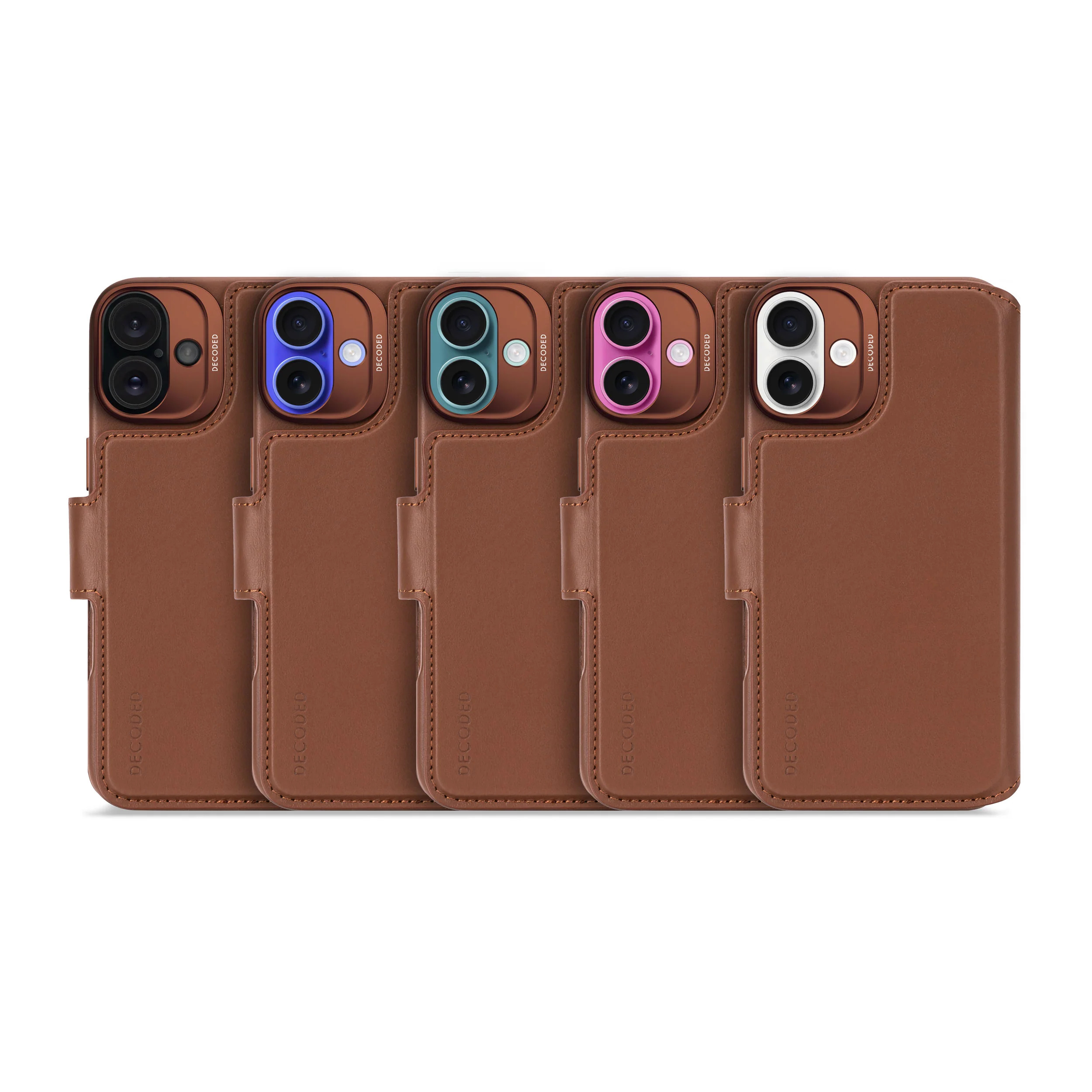 Leather Detachable Wallet Case | Tan Brown | iPhone 16 Plus | D25IPO16PLDW5TN - Image 10
