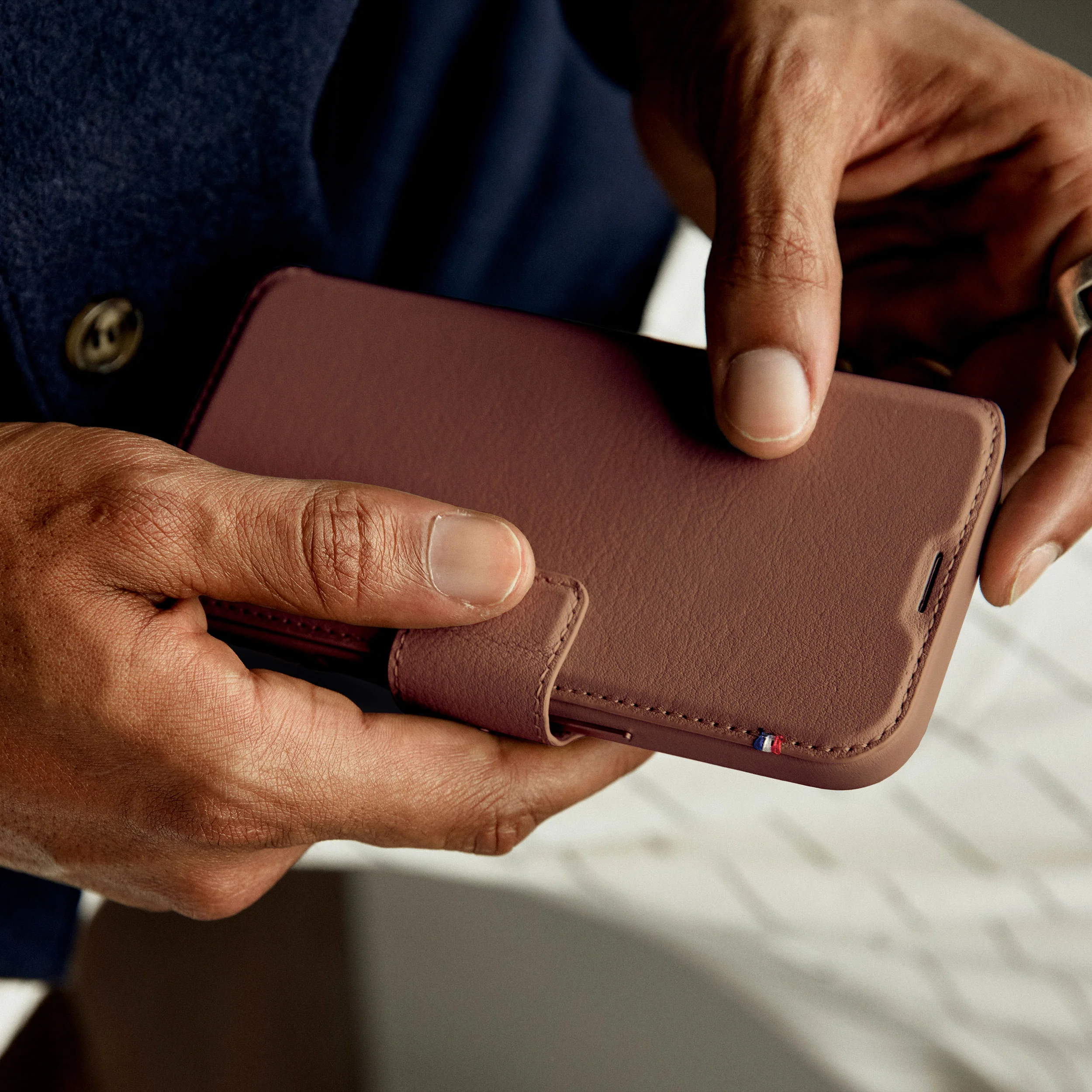 Leather Detachable Wallet Case | Tan Brown | iPhone 16 Plus | D25IPO16PLDW5TN - Image 5