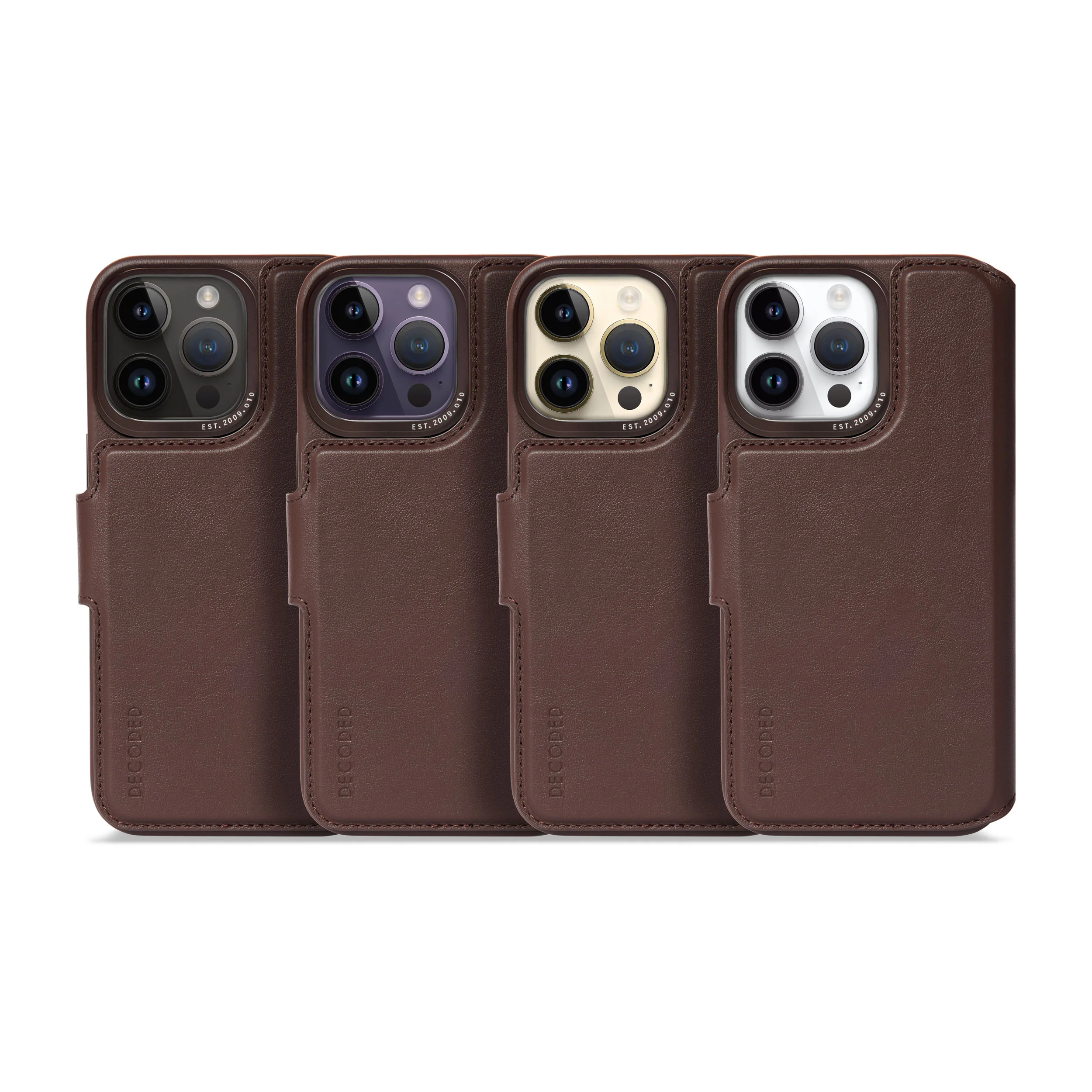 Leather Detachable Wallet Case | Chocolate Brown | iPhone 14 Pro | D23IPO14PDW5CHB - Image 8