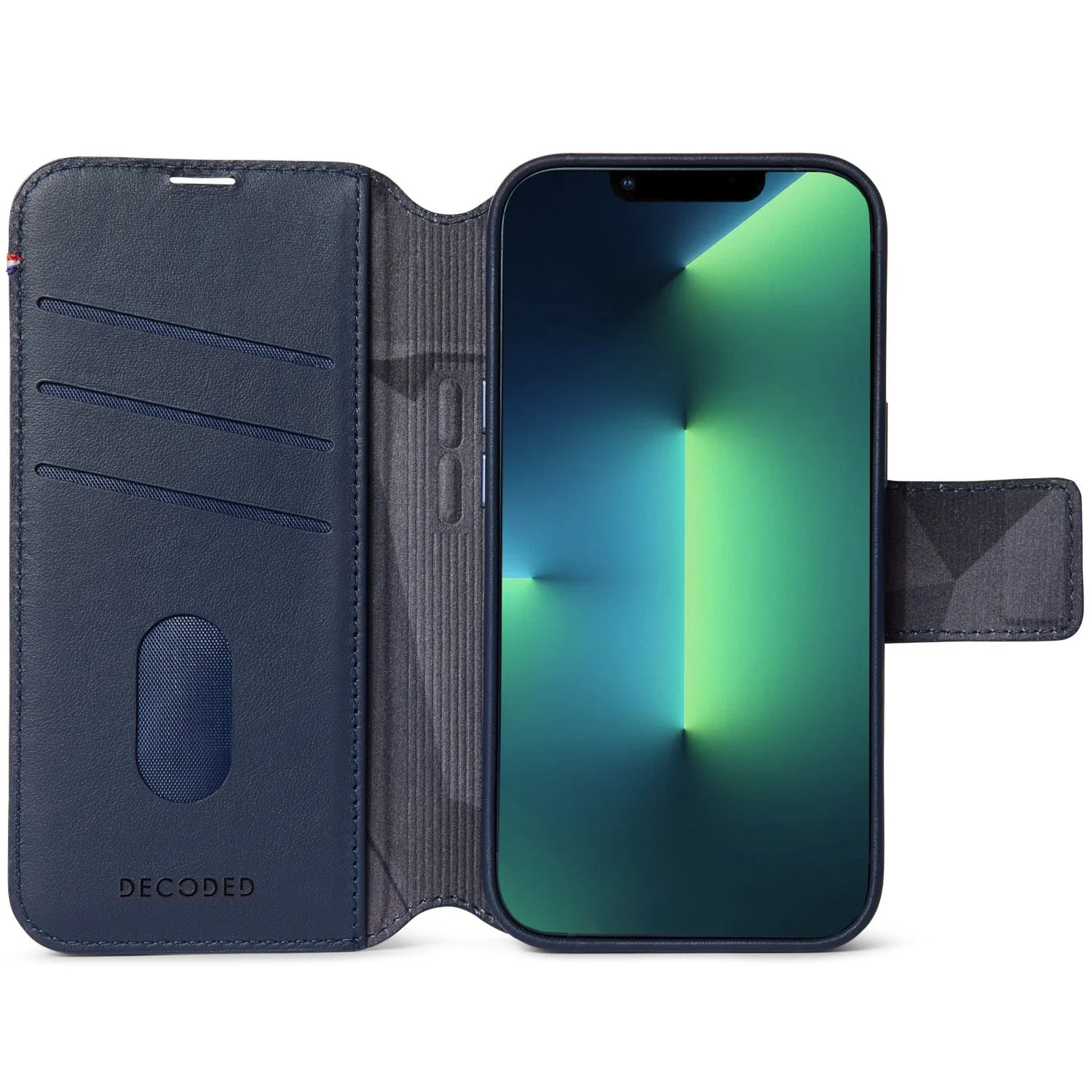 Leather Detachable Wallet Case | Navy | iPhone 14 Plus | D23IPO14MDW5NY - Image 3