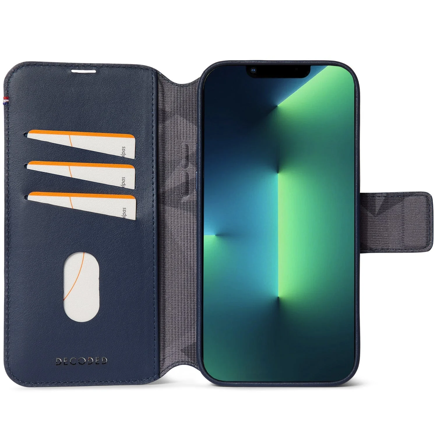 Leather Detachable Wallet Case | Navy | iPhone 14 Pro Max | D23IPO14PMDW5NY - Image 5