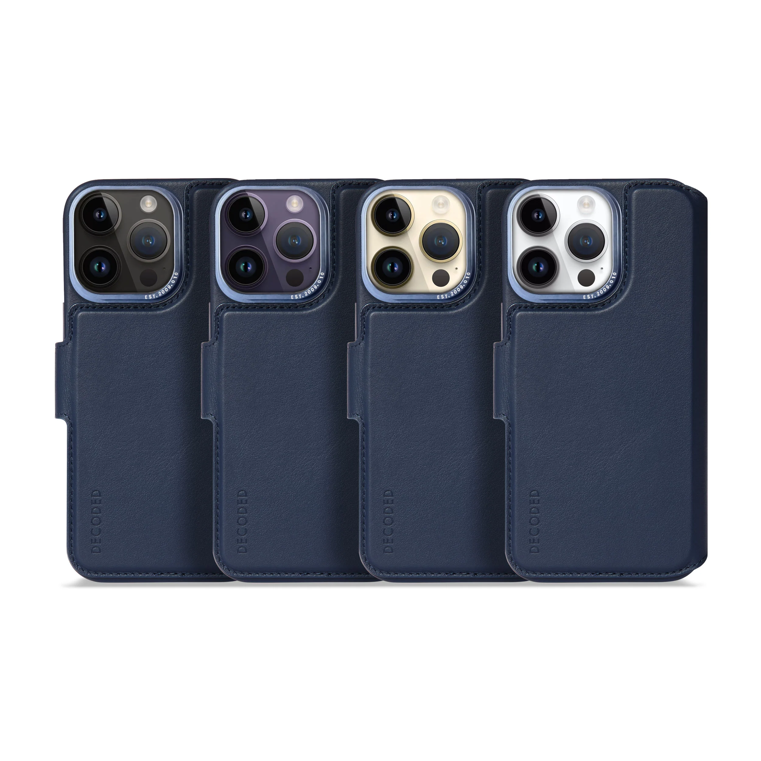 Leather Detachable Wallet Case | Navy | iPhone 14 Pro Max | D23IPO14PMDW5NY - Image 8