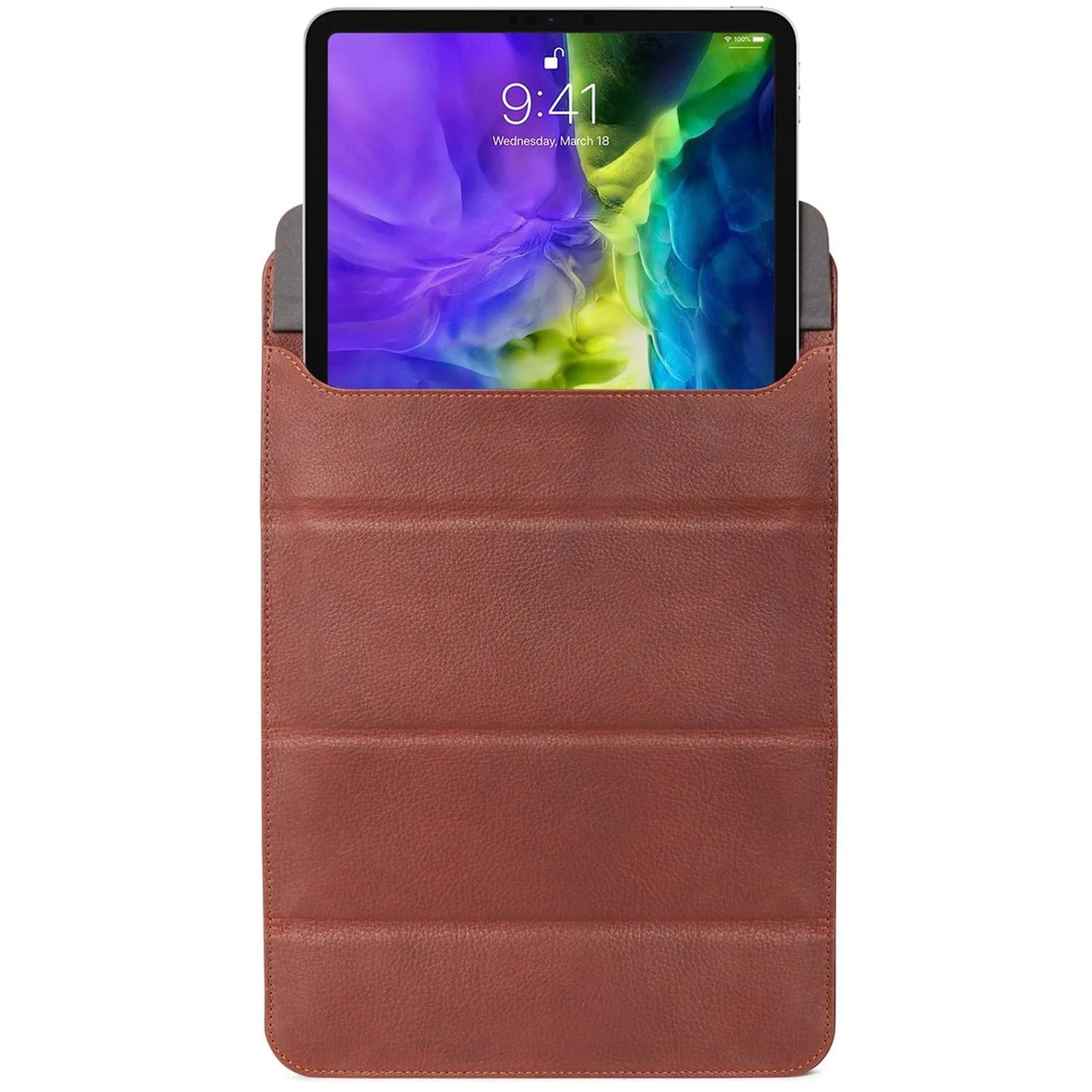 Leather Foldable Sleeve | Oak Brown | iPad Pro - Image 47