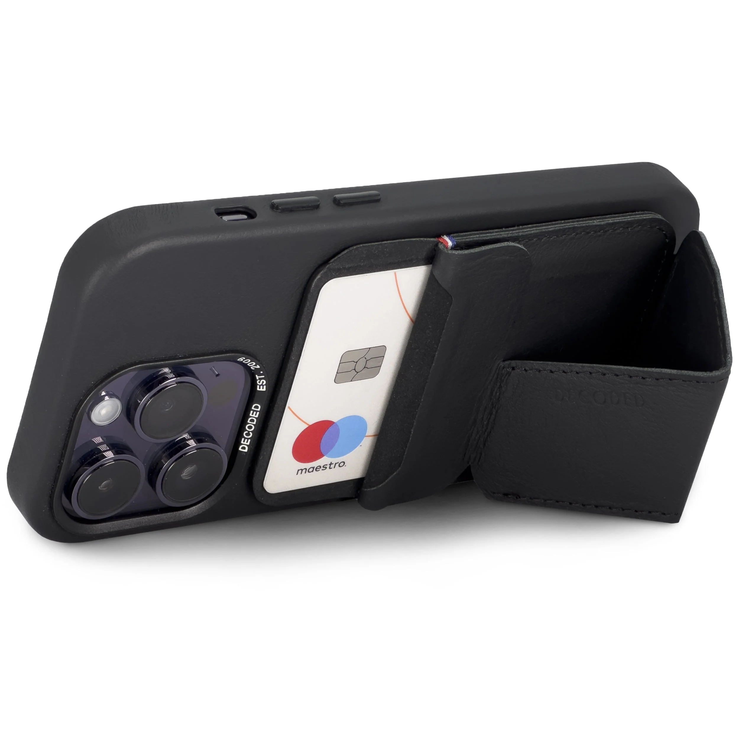 Leather MagSafe Wallet Stand | Black | DA23MCS1BK - Image 5