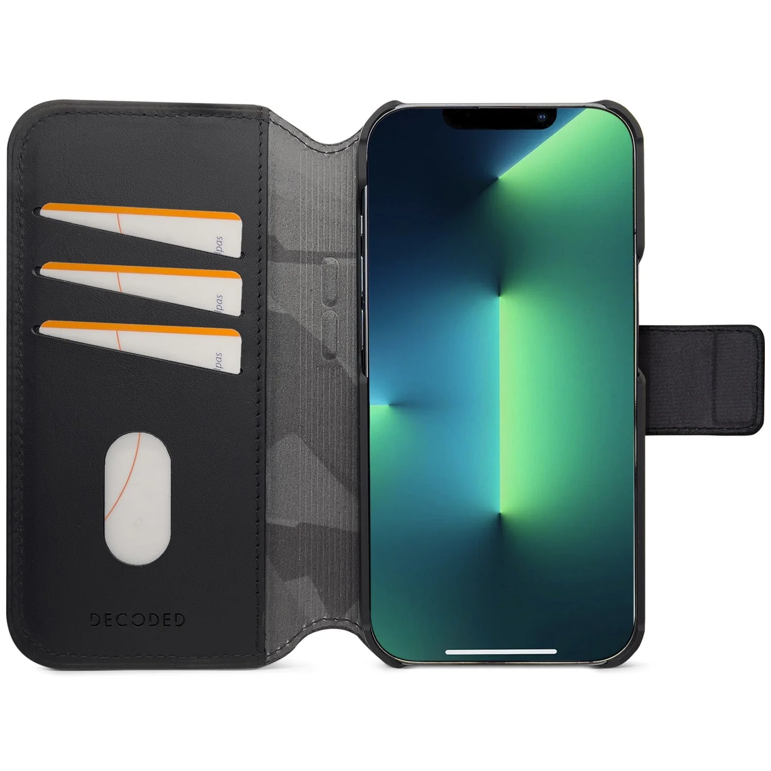 Leather Wallet Case | Black | iPhone 14 | D23IPO14CW5BK - Image 5