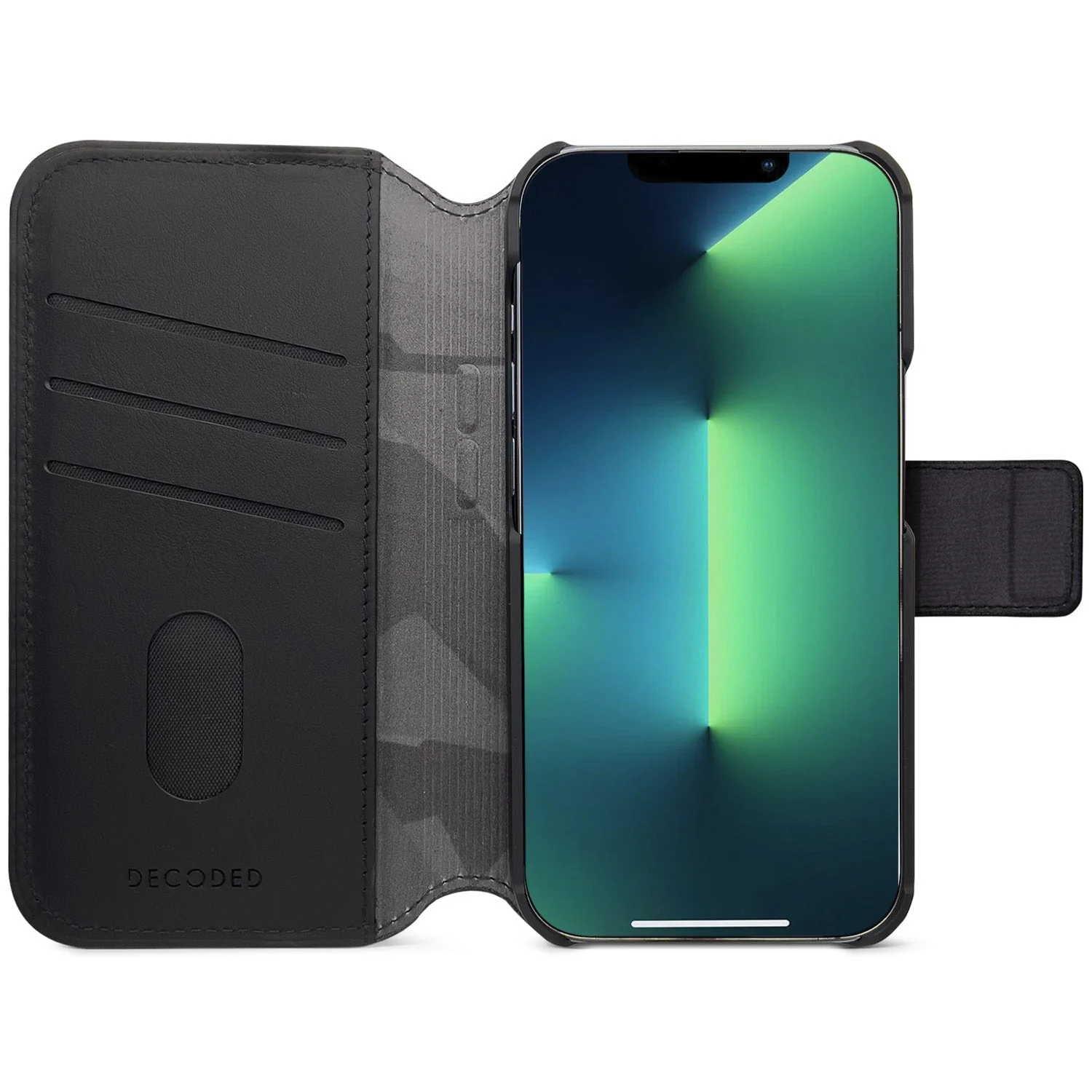 Leather Wallet Case | Black | iPhone 14 Pro | D23IPO14PCW5BK - Image 4
