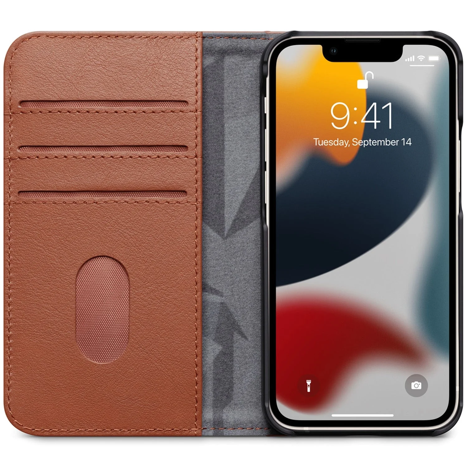 Leather Wallet Case | Brown | iPhone 13 Pro Max | DA22IPO67PMCW3OK - Image 3