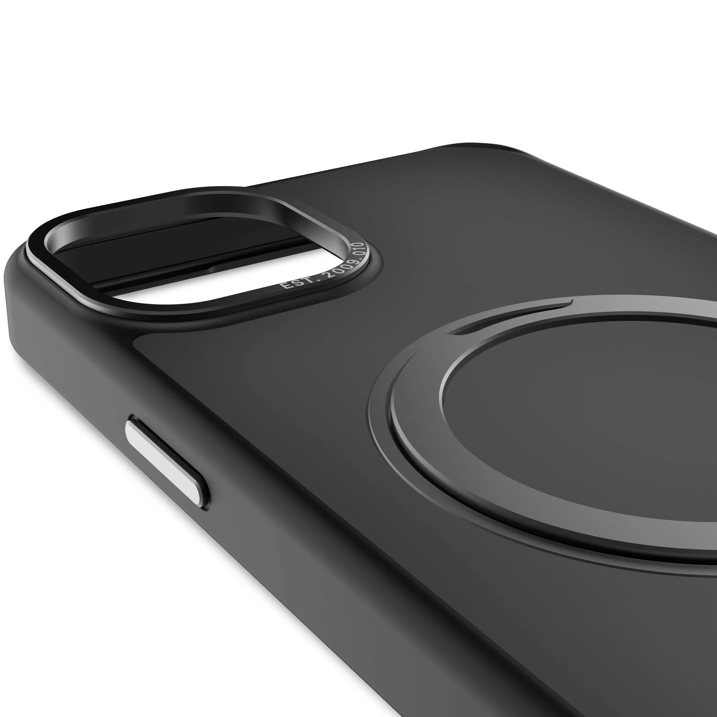 Recycled Plastic Transparent Loop Stand Back Case | Transparent Black | iPhone 15 Plus | D24IPO15PLLSBC1FK - Image 10