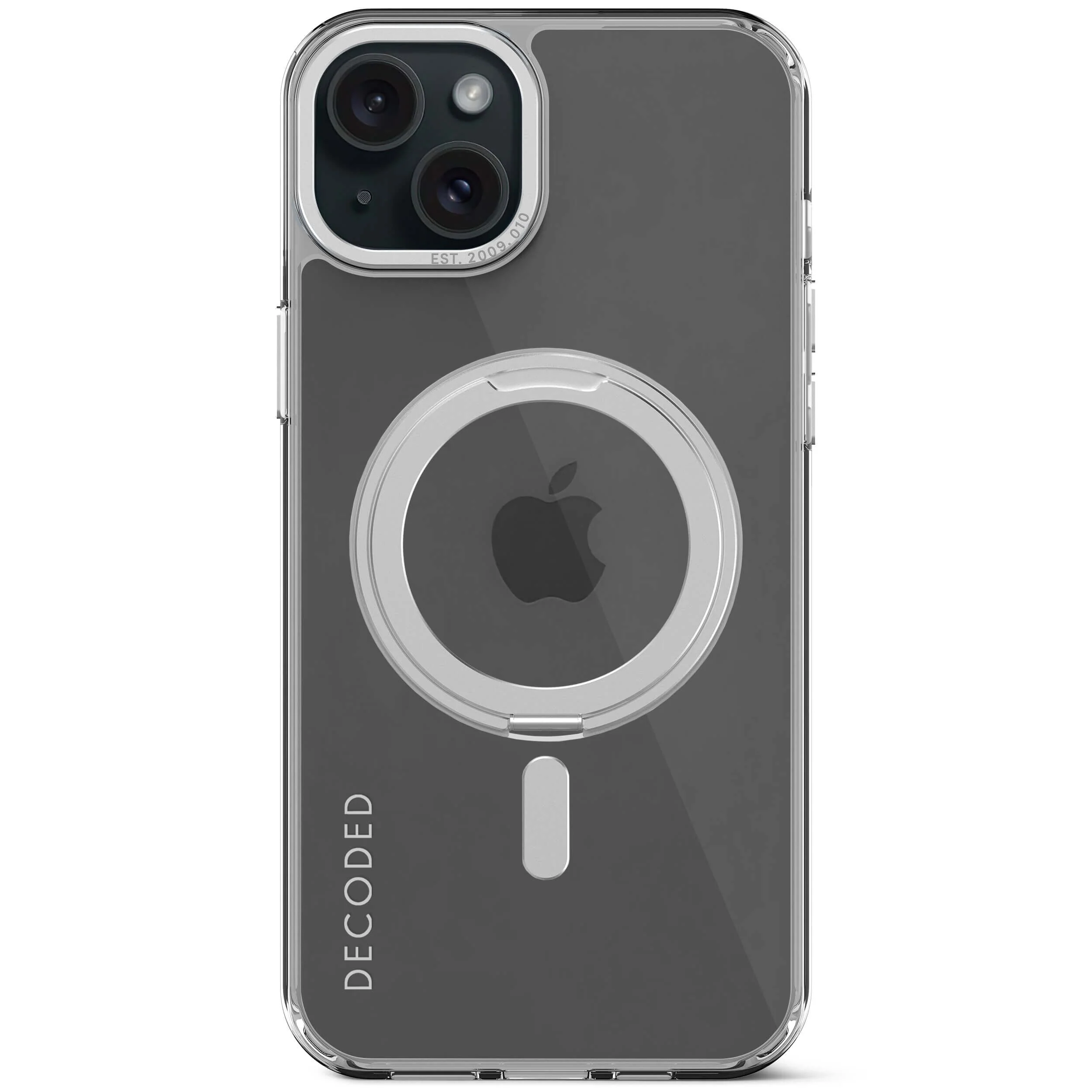 Recycled Plastic Transparent Loop Stand Back Case | Transparent | iPhone 15 Plus | D24IPO15PLLSBC1TT