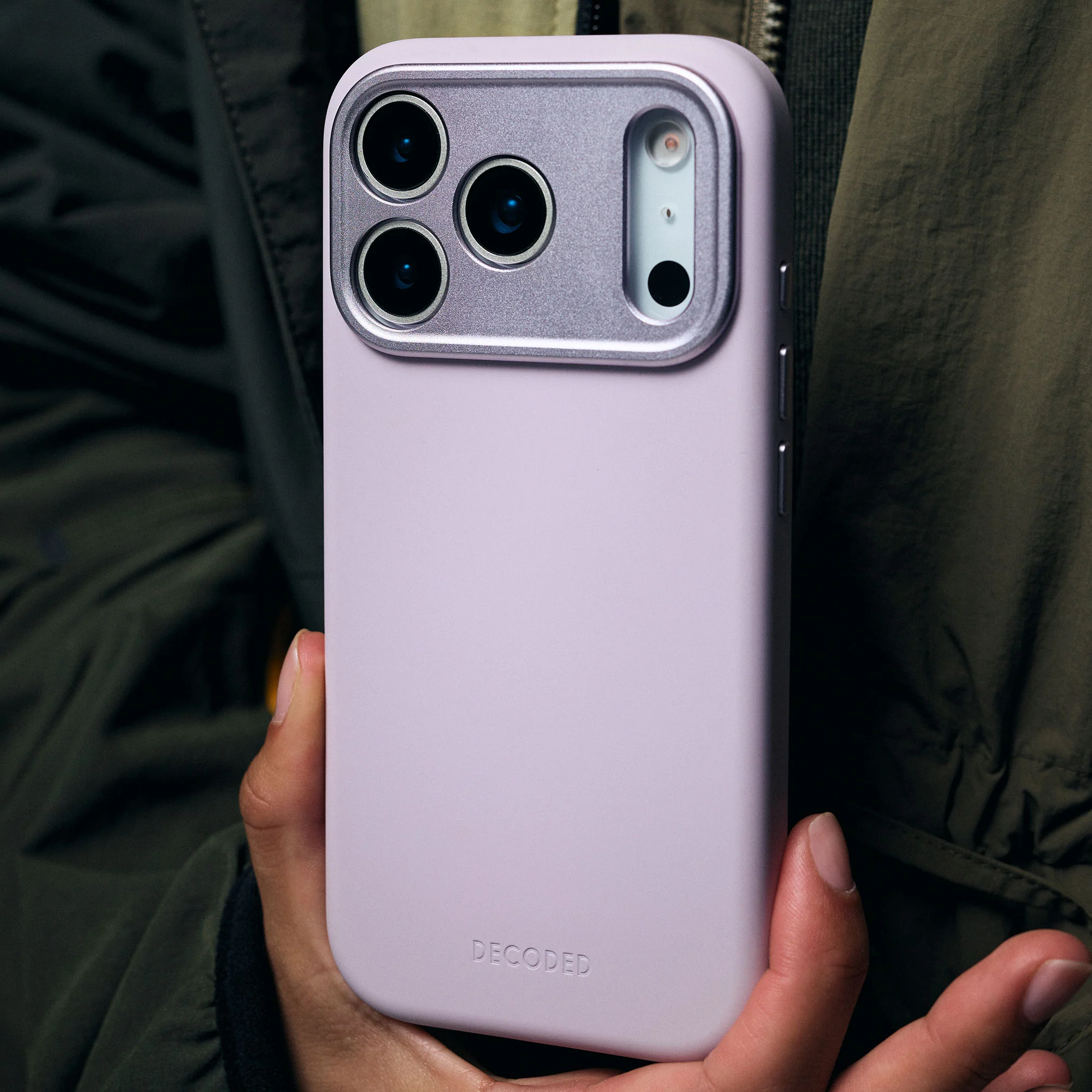 AntiMicrobial Silicone Case | Lavender | iPhone 17 Pro | D25IPO17PBCS9DR - Image 3