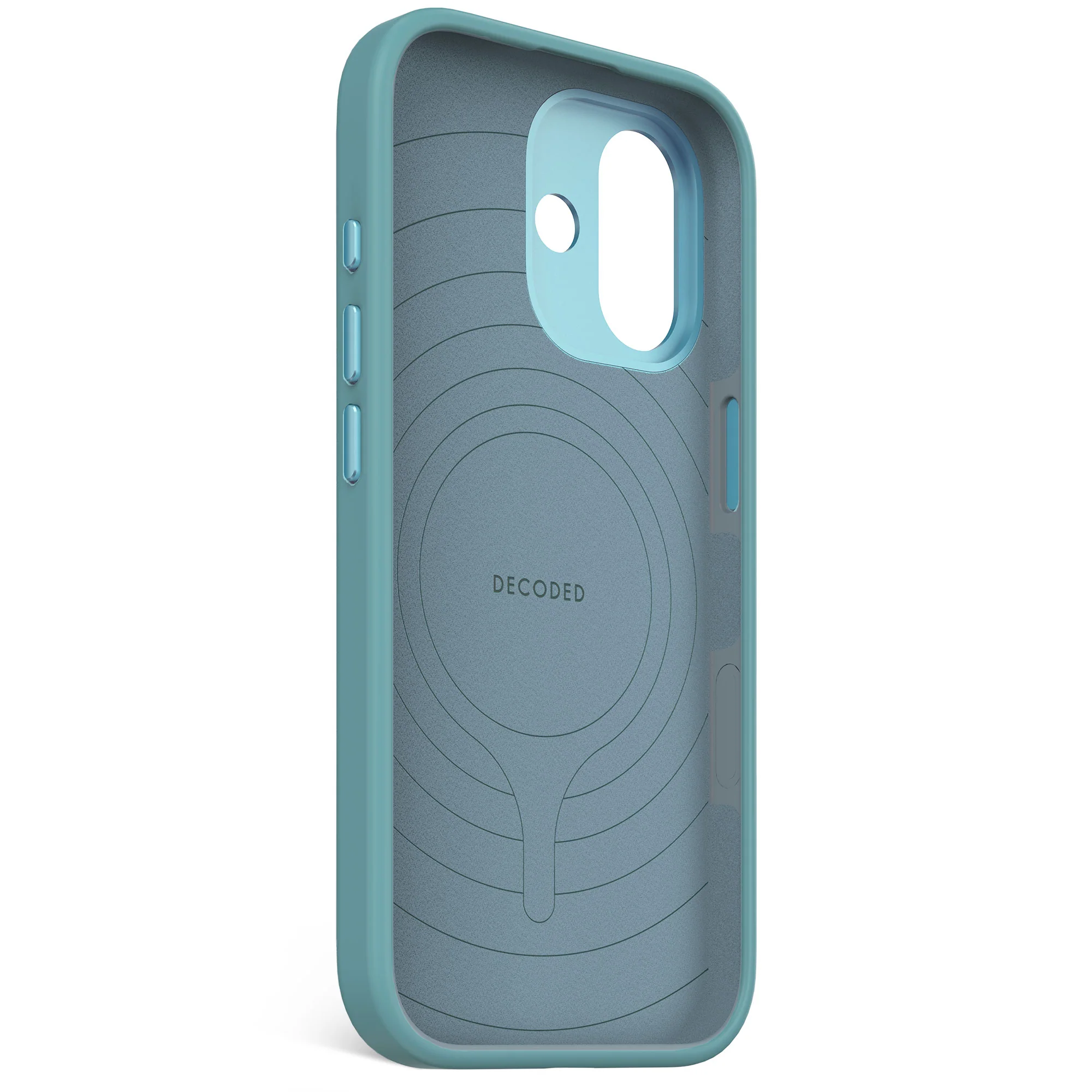 AntiMicrobial Silicone Case | Retro Blue | iPhone 17 | D25IPO17BCS9RB - Image 3
