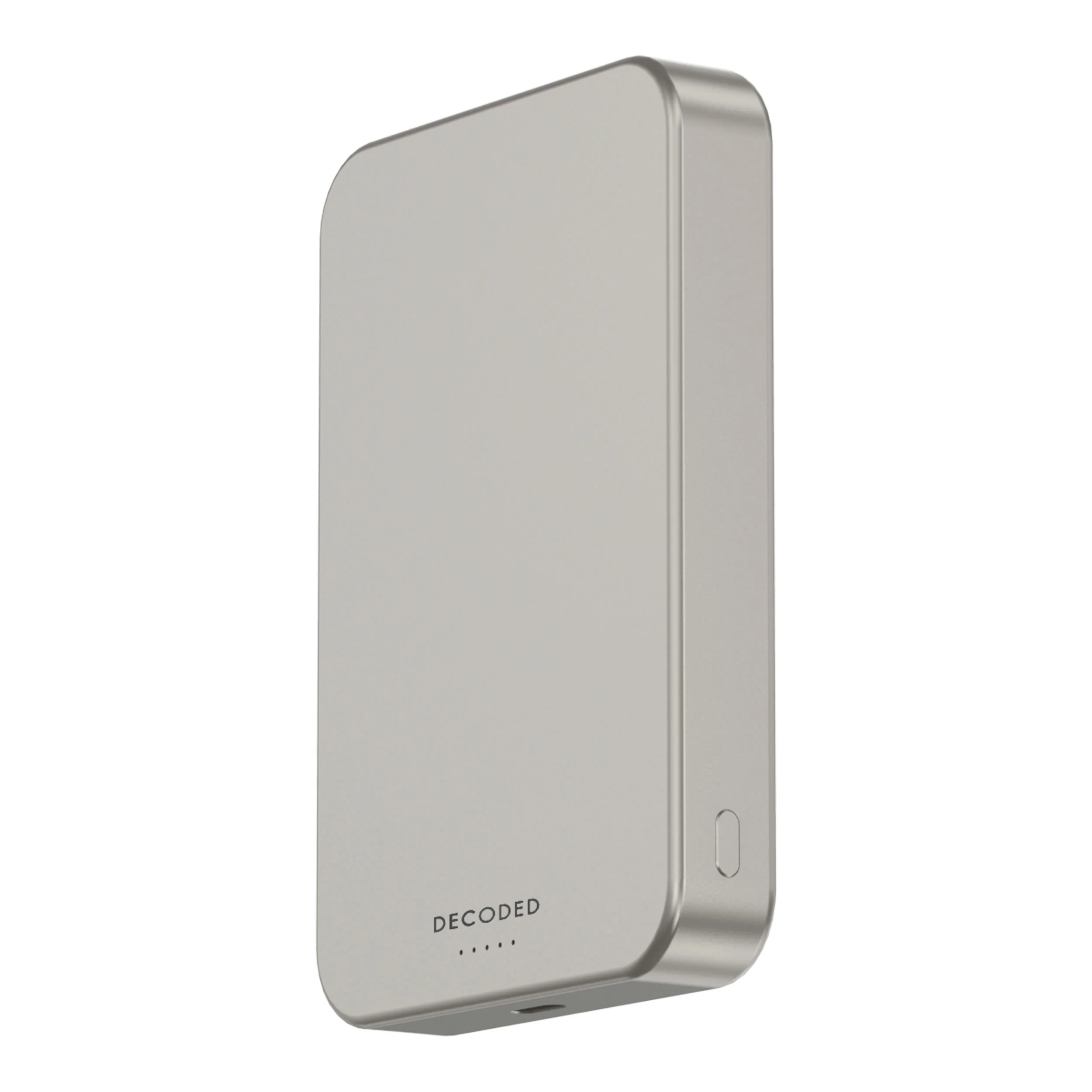 Aluminum Slim Qi2 Wireless Powerbank 10.000 mAh | Titanium | D25MSPB10TM - Image 4