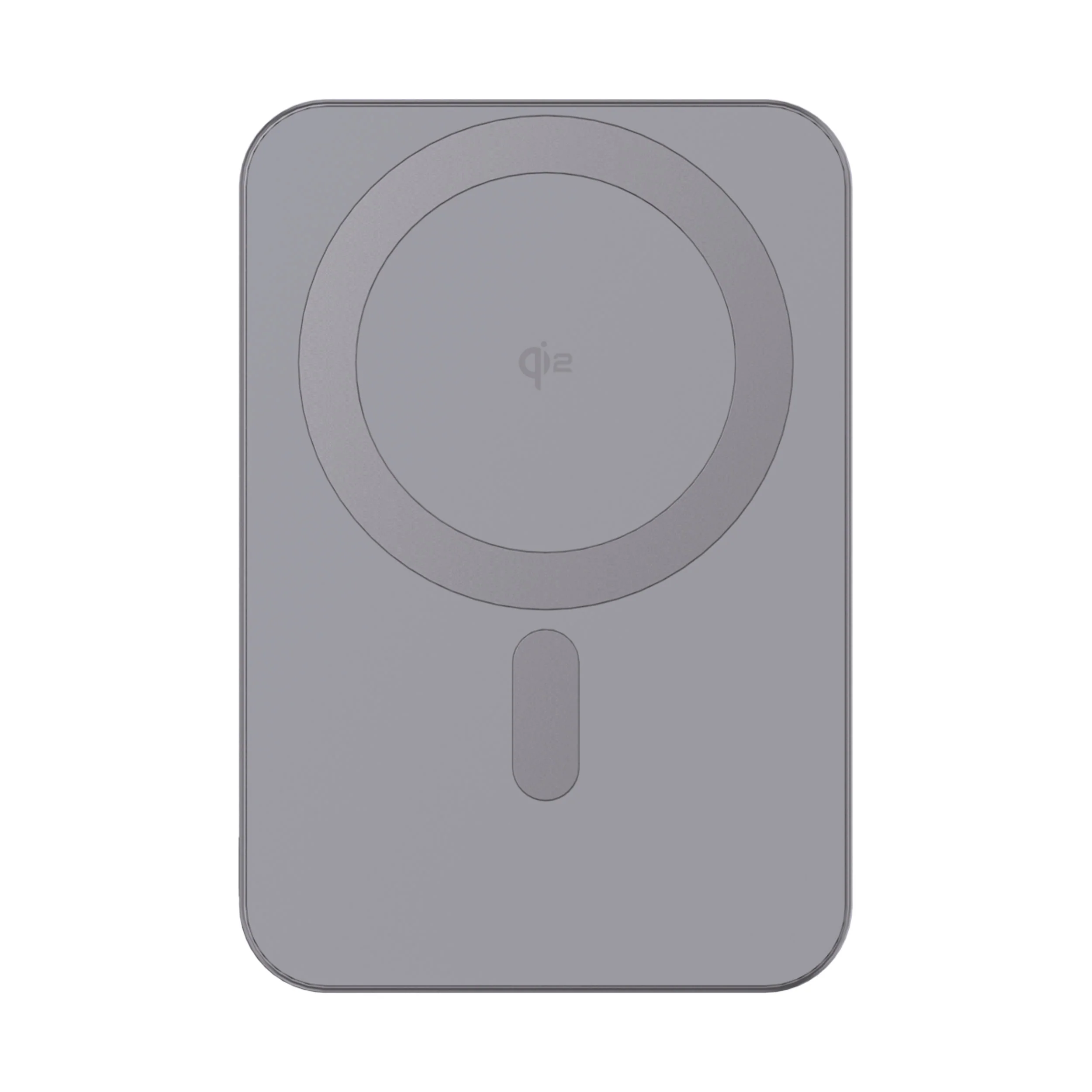 Aluminum Slim Qi2 Wireless Powerbank 10.000 mAh | Titanium | D25MSPB10TM - Image 5